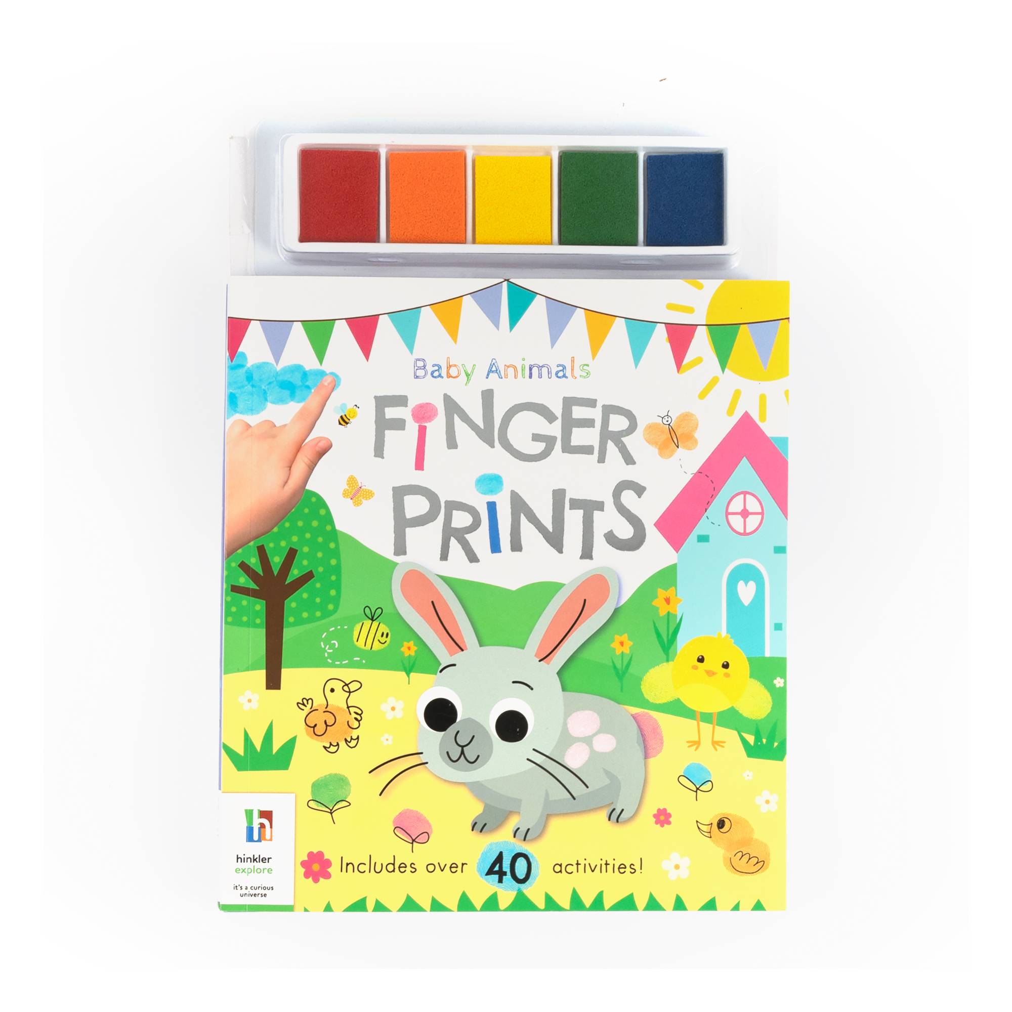 Baby Animals Finger Prints Book Hobbycraft