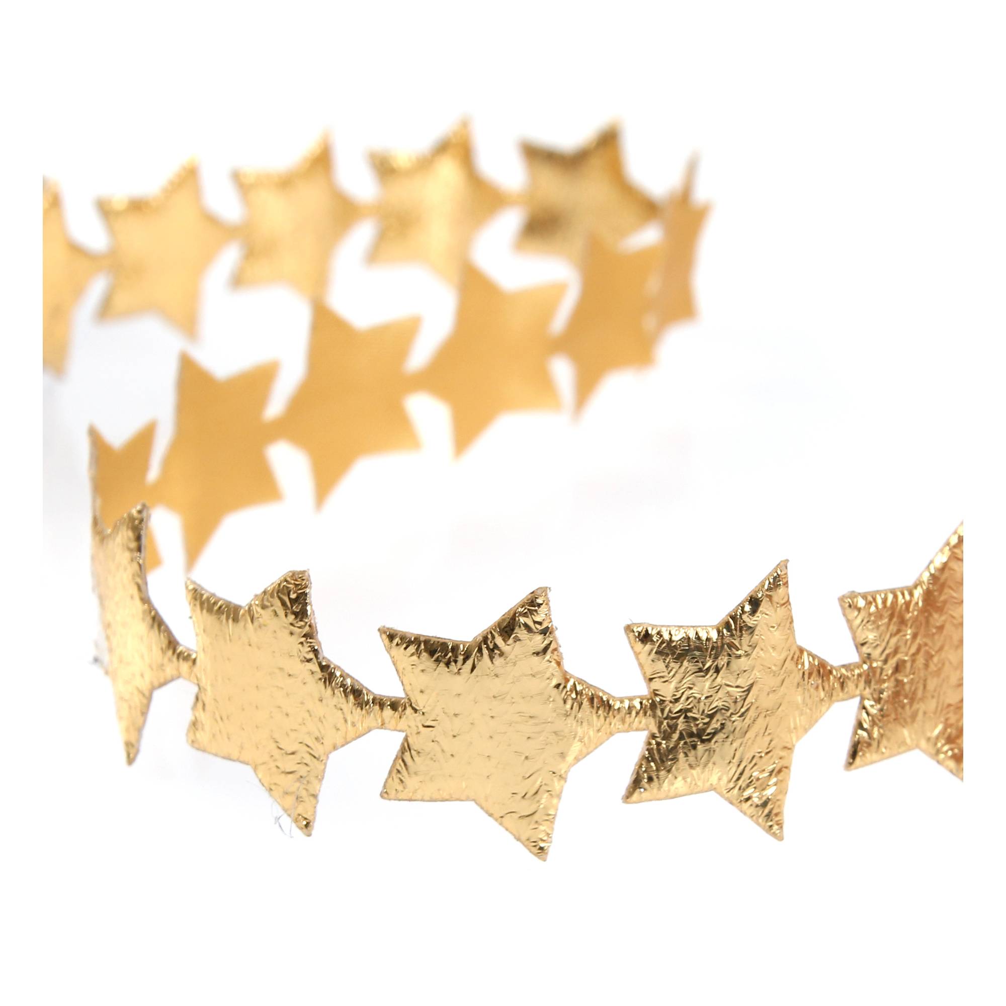 Gold Star Ribbon Trim 20mm x 2m Hobbycraft