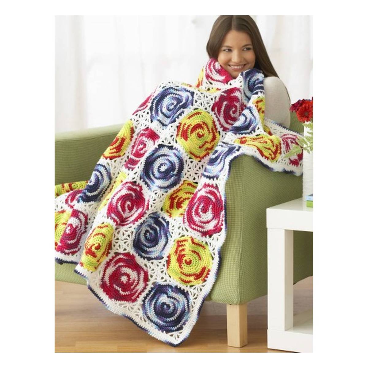 FREE PATTERN Lily Sugar 'n Cream Circles Throw Hobbycraft