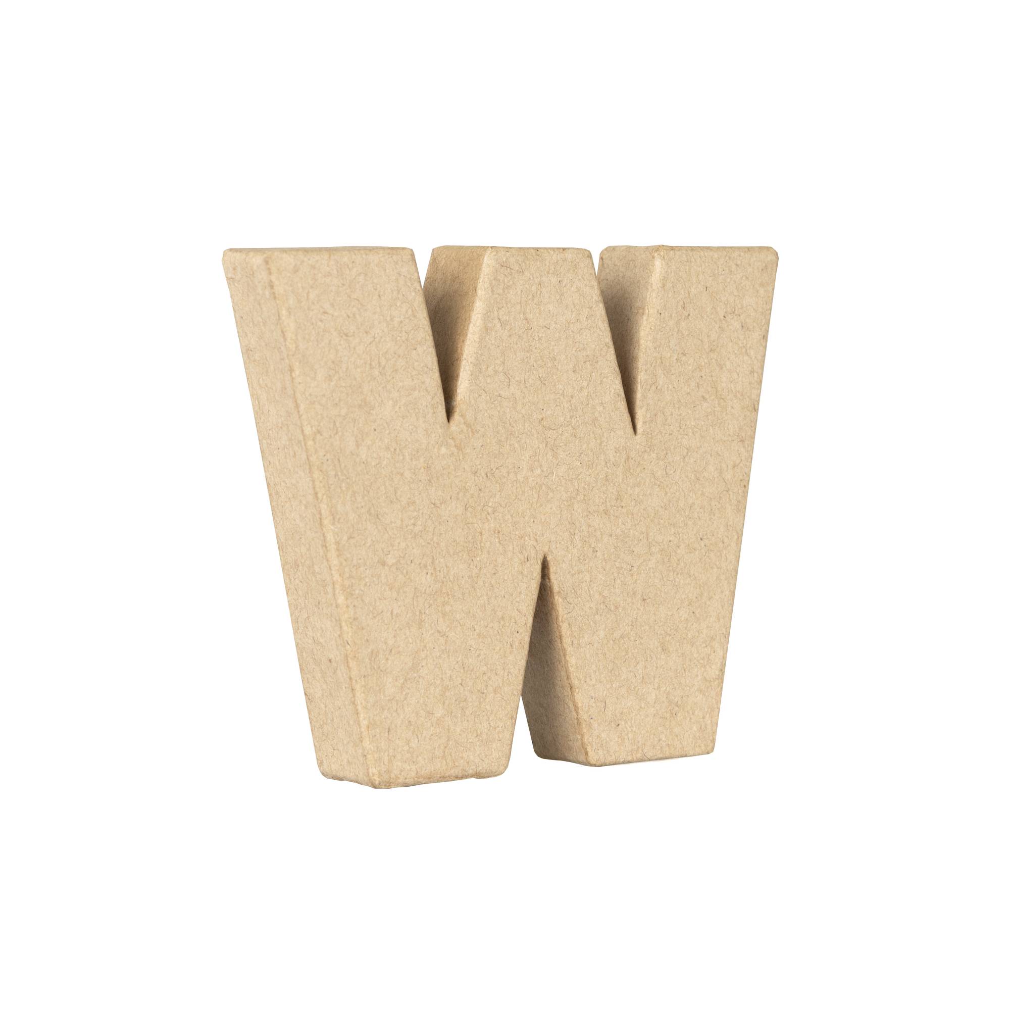 Lowercase Mini Mache Letter W | Hobbycraft
