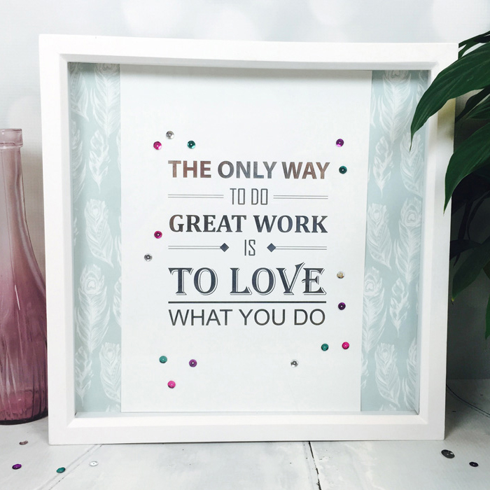 How to Make Foiled Wall Art Hobbycraft