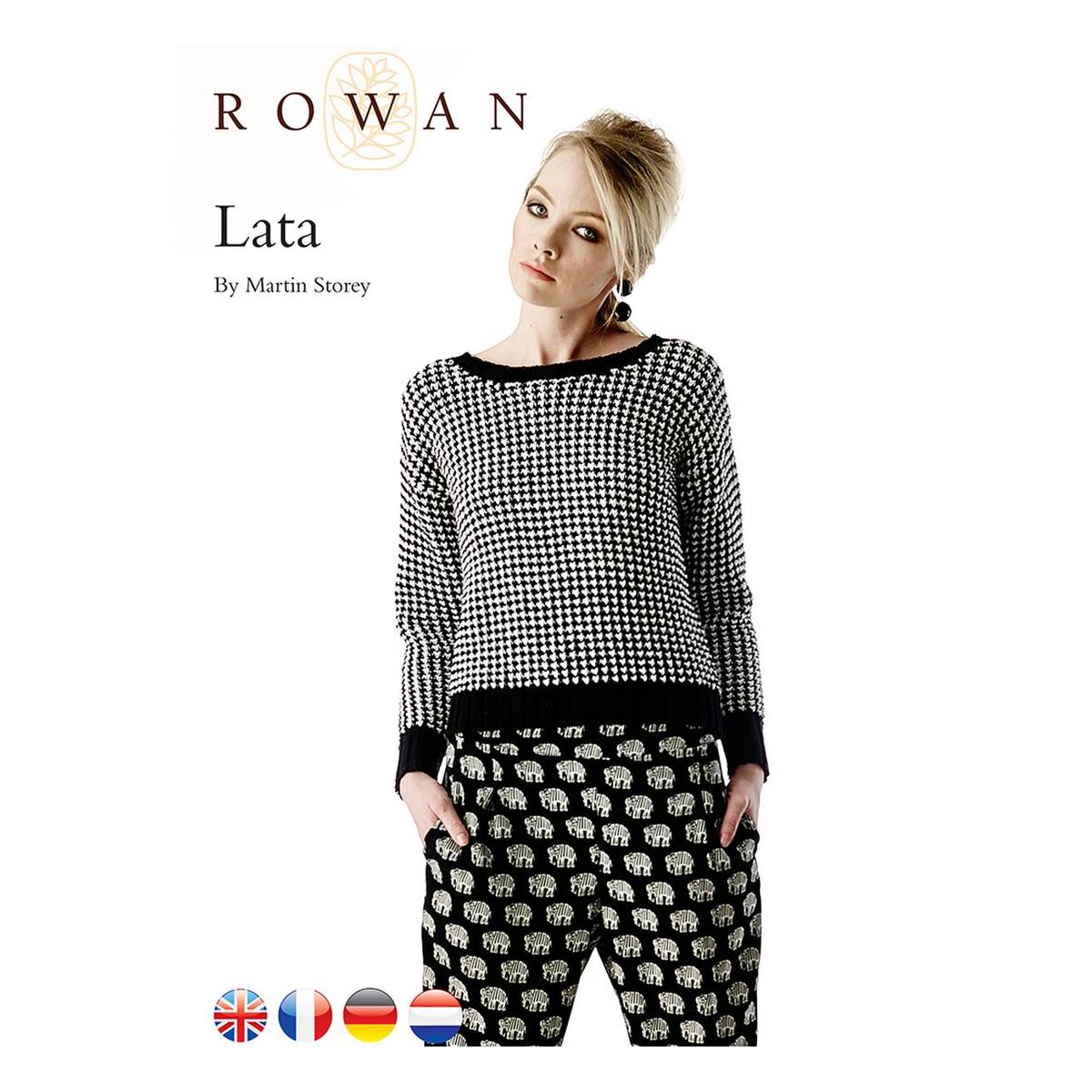 FREE PATTERN Rowan Lata Houndstooth 