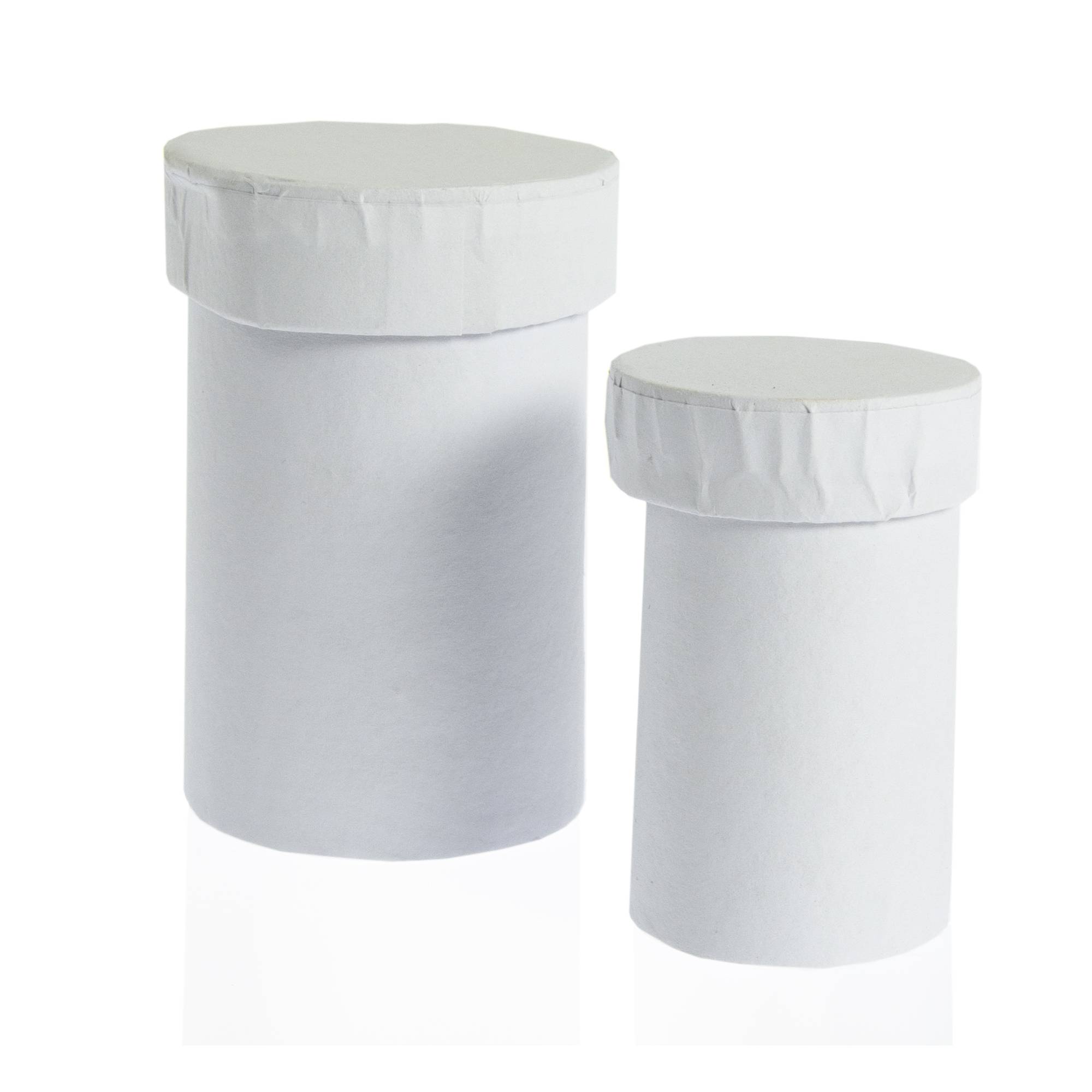 White Round Nesting Boxes 2 Pack Hobbycraft