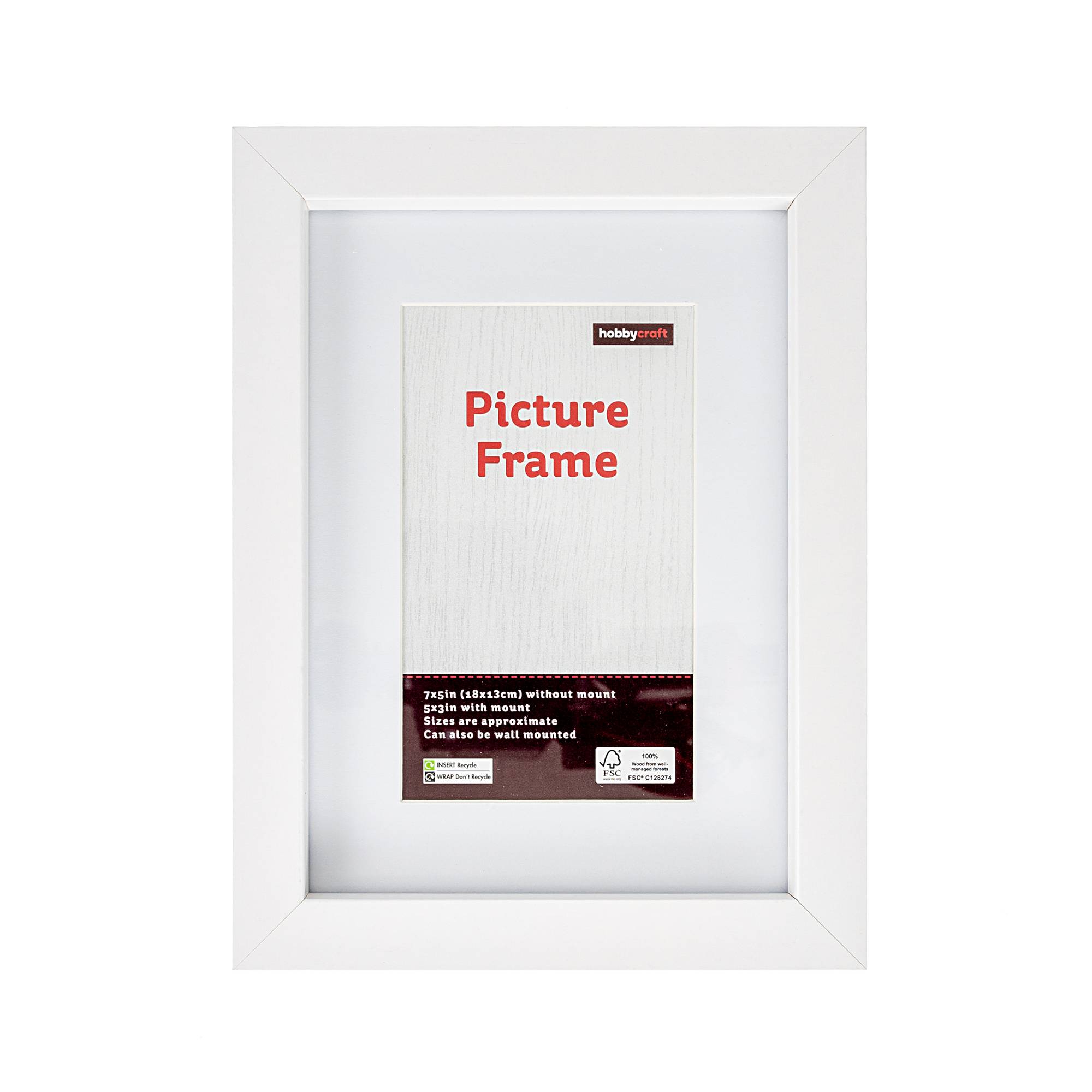 White Picture Frame 18cm x 13cm