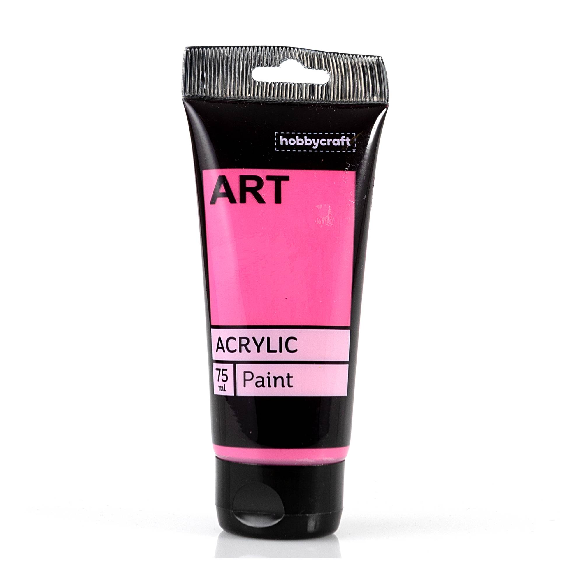Fuchsia Art Acrylic Paint 75ml Hobbycraft