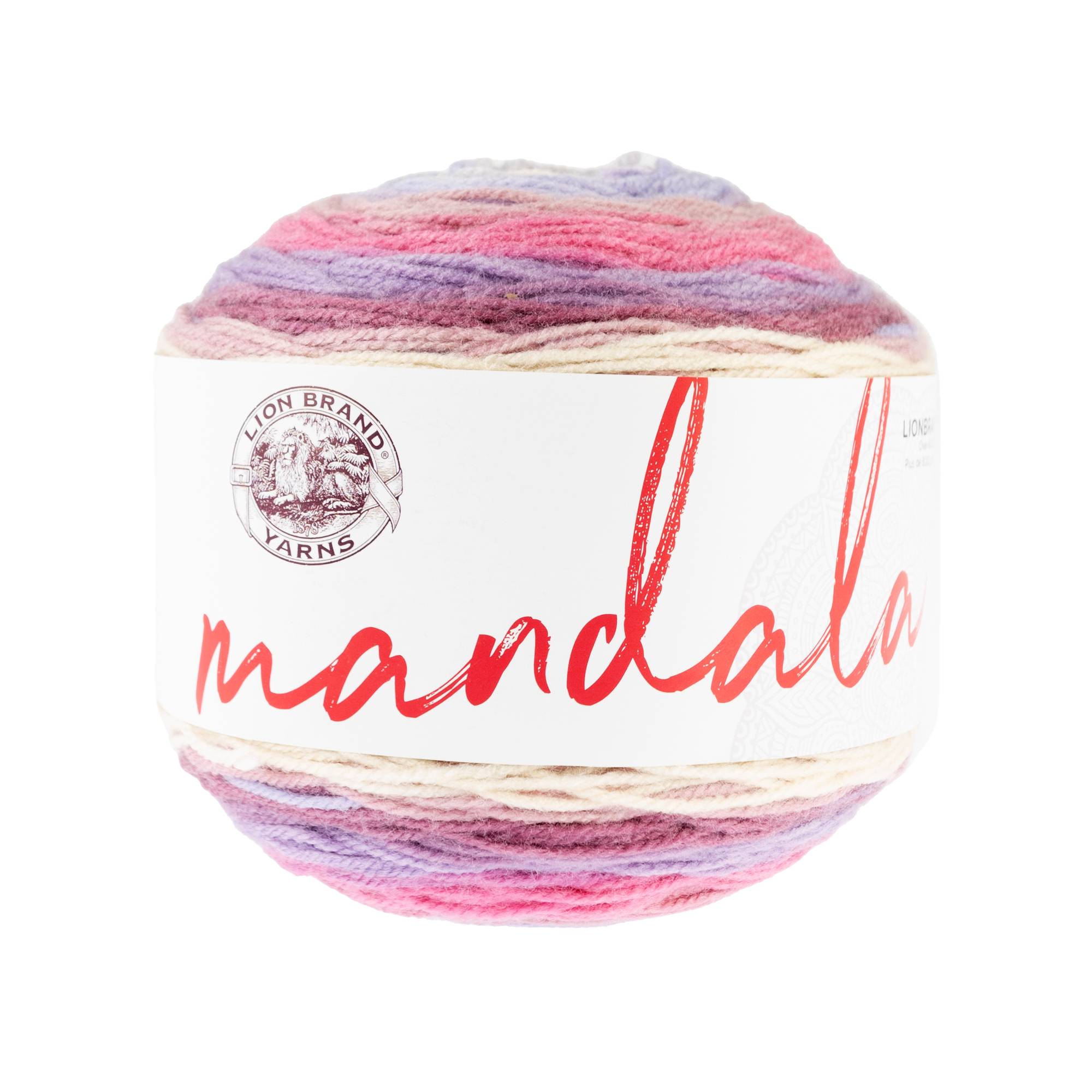 Lion Brand Mandala Yarn Knitting Supplies, Wood Nymph - 590 yds
