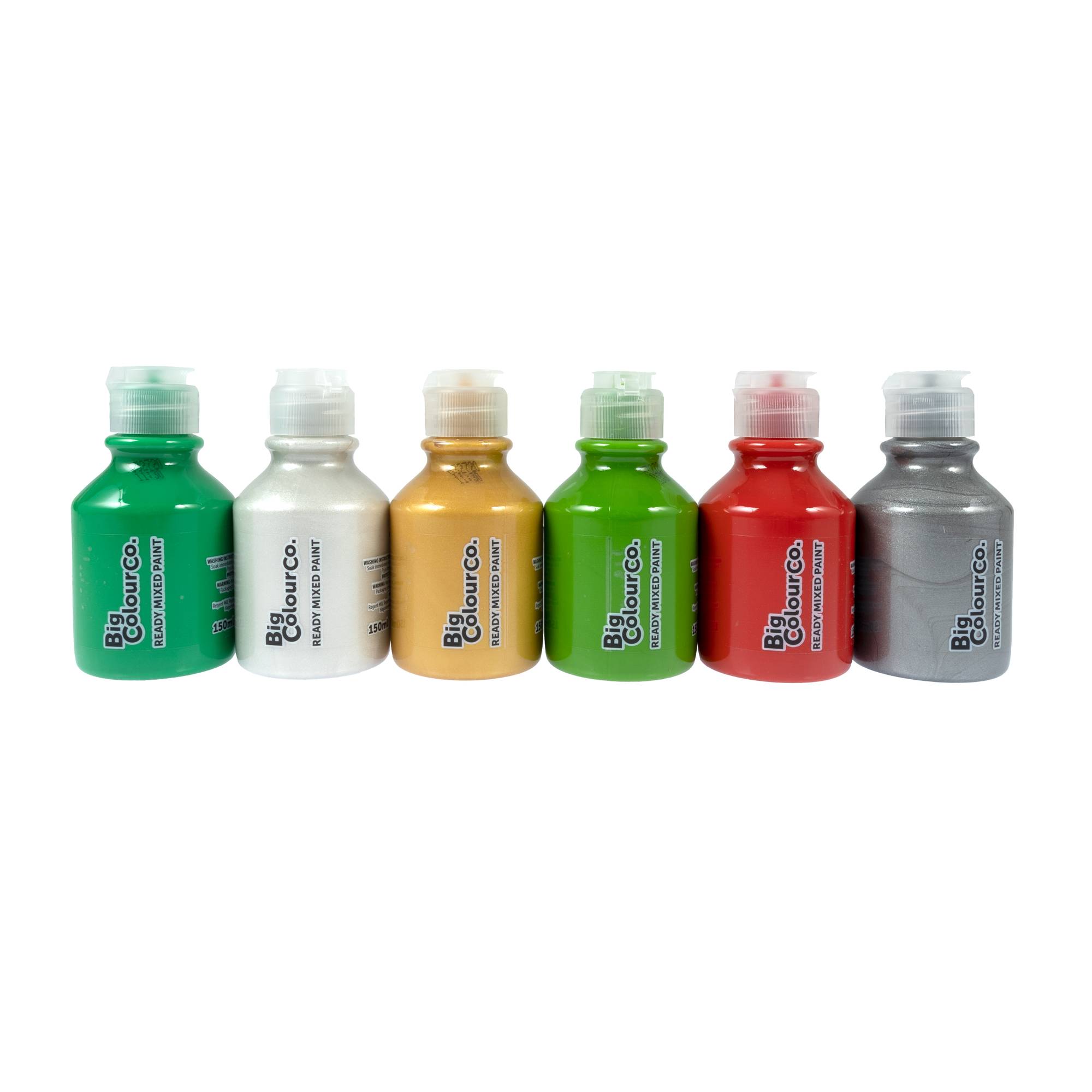 Christmas Ready Mixed Paint 150ml 6 Pack Hobbycraft
