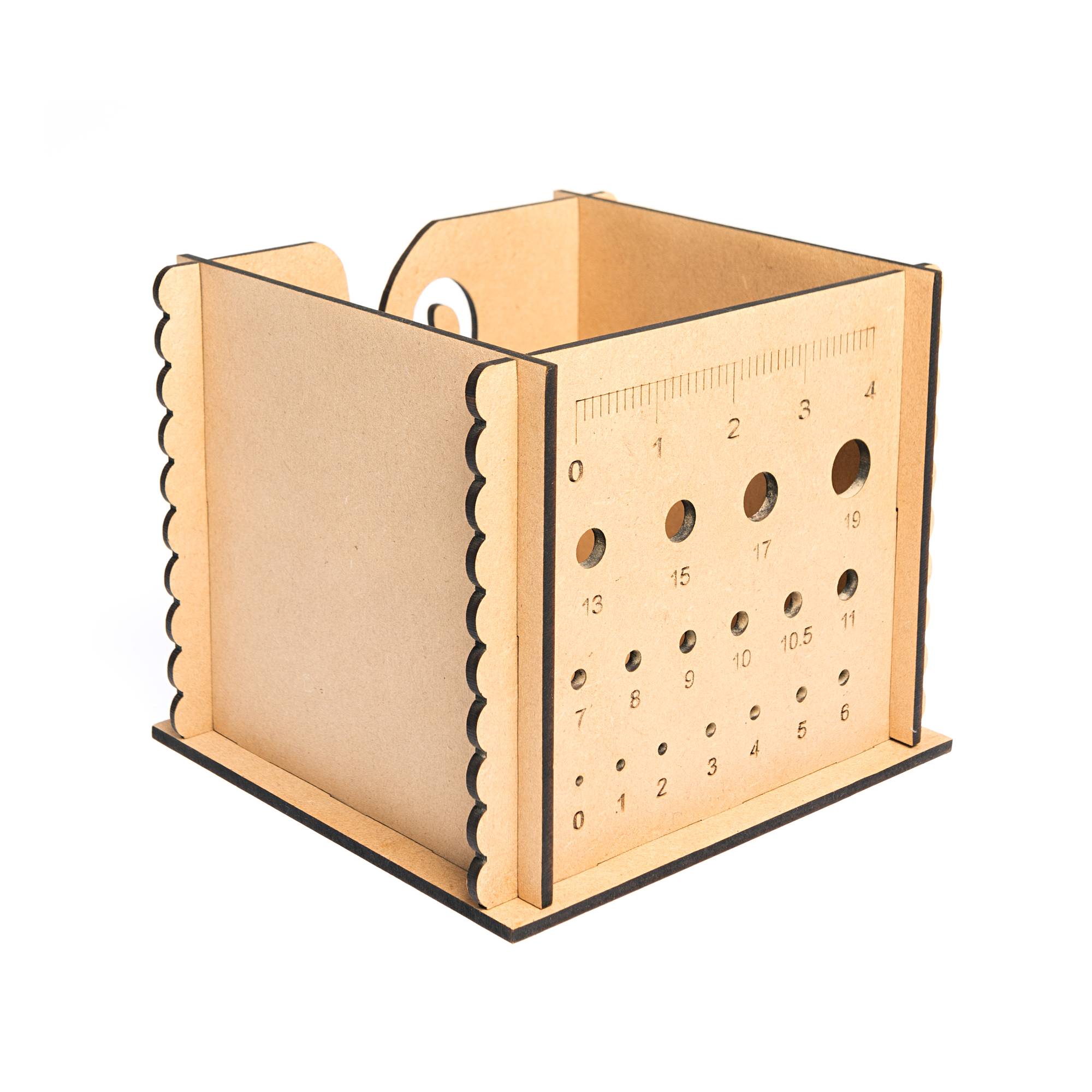 Foldable Yarn Bowl with Knitting Gauge Hobbycraft