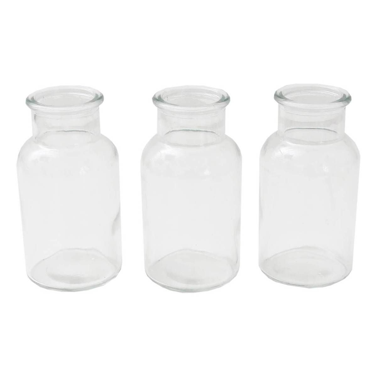 Mini Vases 12.5cm 3 Pack Hobbycraft