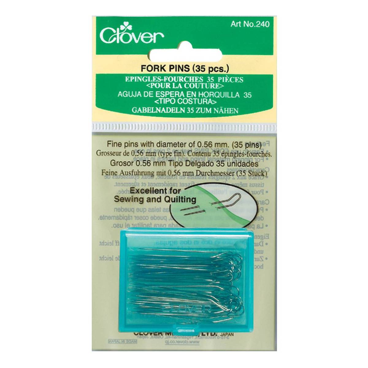 Clover Fork Pins 35 Pack Hobbycraft