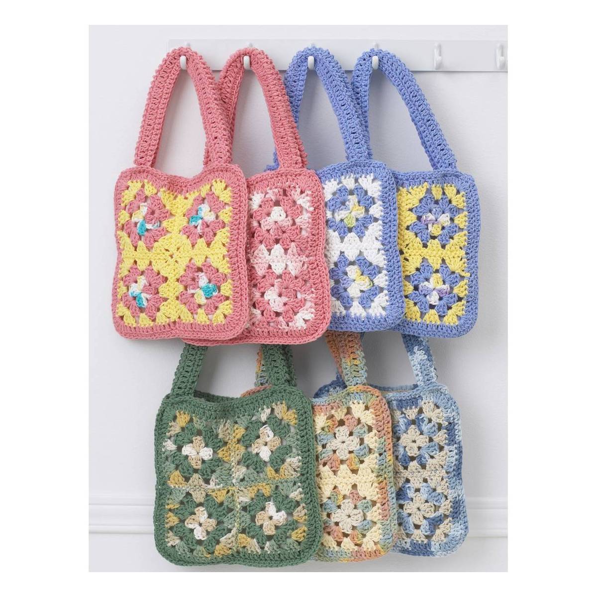 Free pattern lily sugar n cream granny square bags hobbycraft