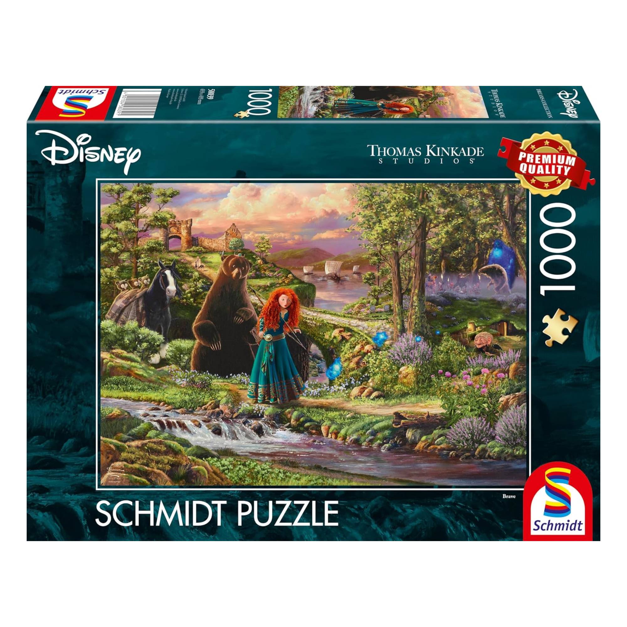 Schmidt Thomas Kinkade Disney Brave Jigsaw Puzzle 1000 Pieces | Hobbycraft