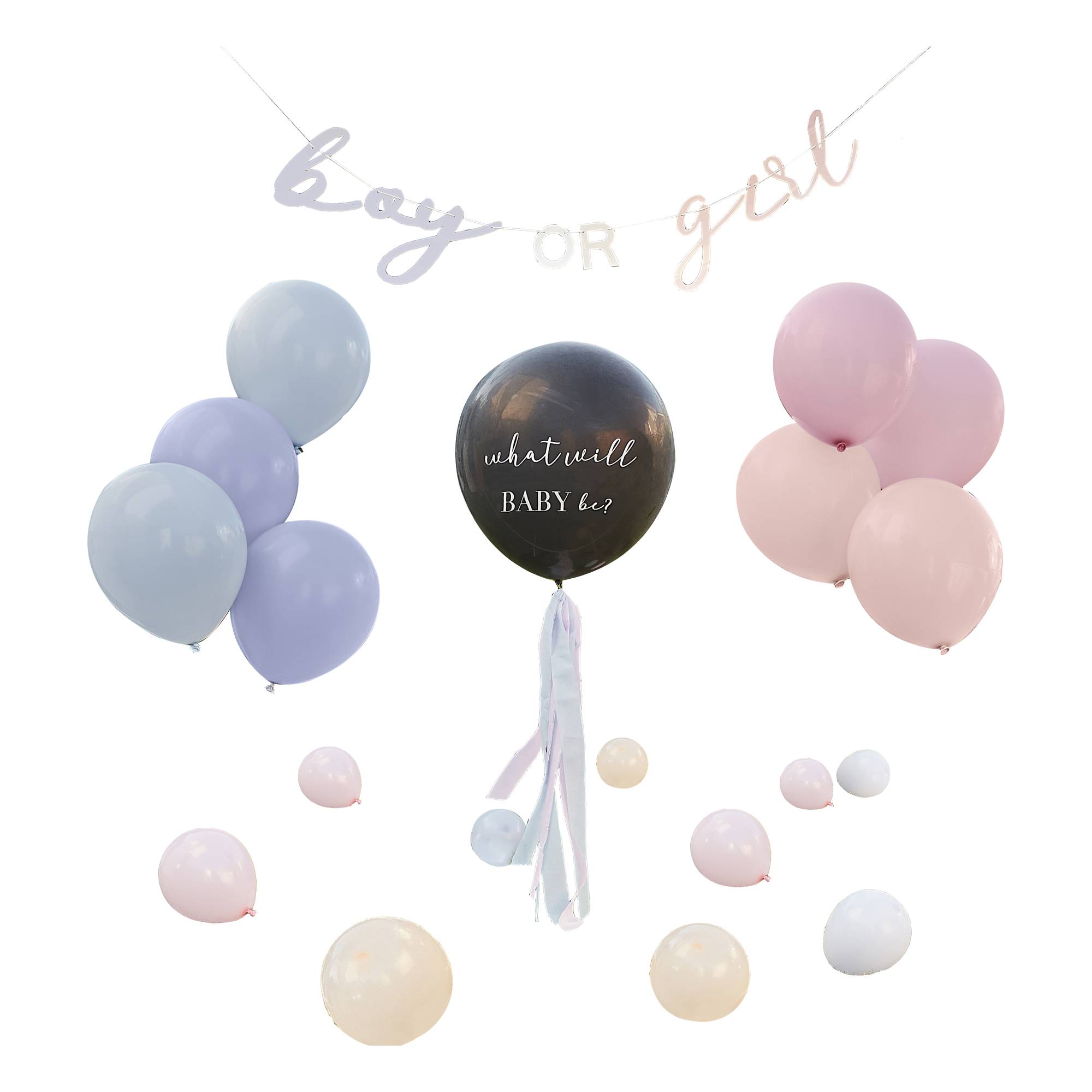 Ginger Ray Gender Reveal Balloon Kit Hobbycraft