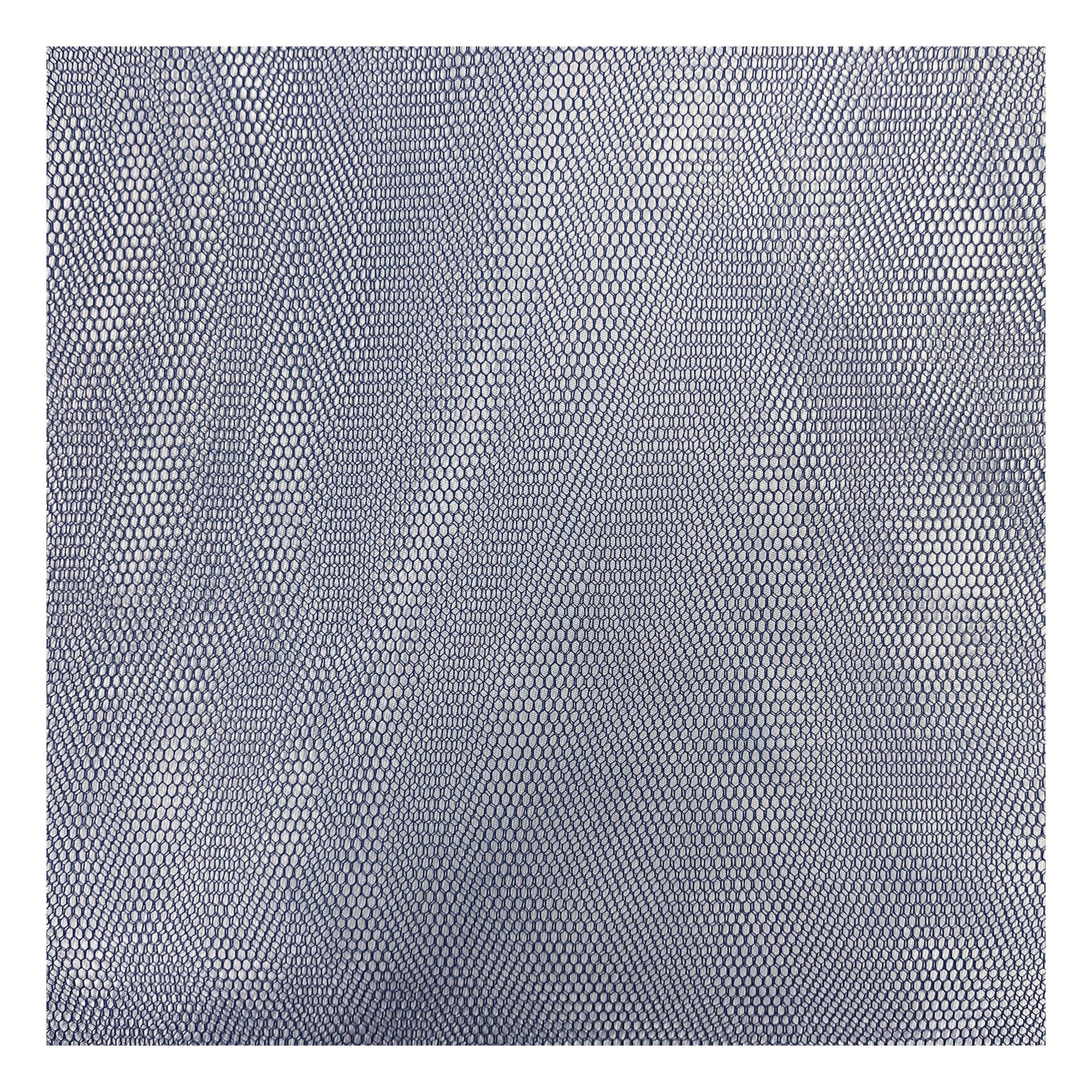 French Navy Nylon Dress Net Fabric by the Metre Hobbycraft
