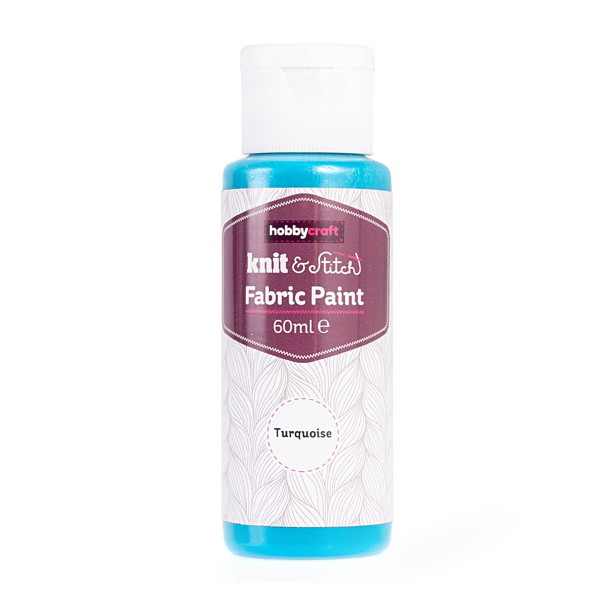 Turquoise Fabric Paint 60ml Hobbycraft