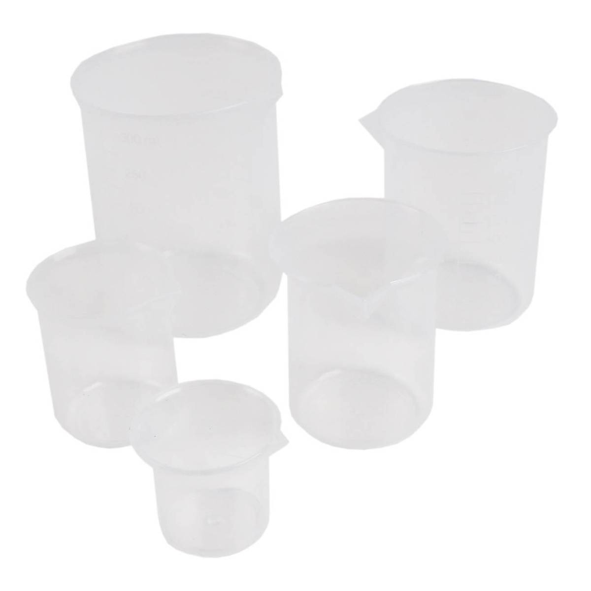 Mixed Pouring Cups 5 Pack Hobbycraft