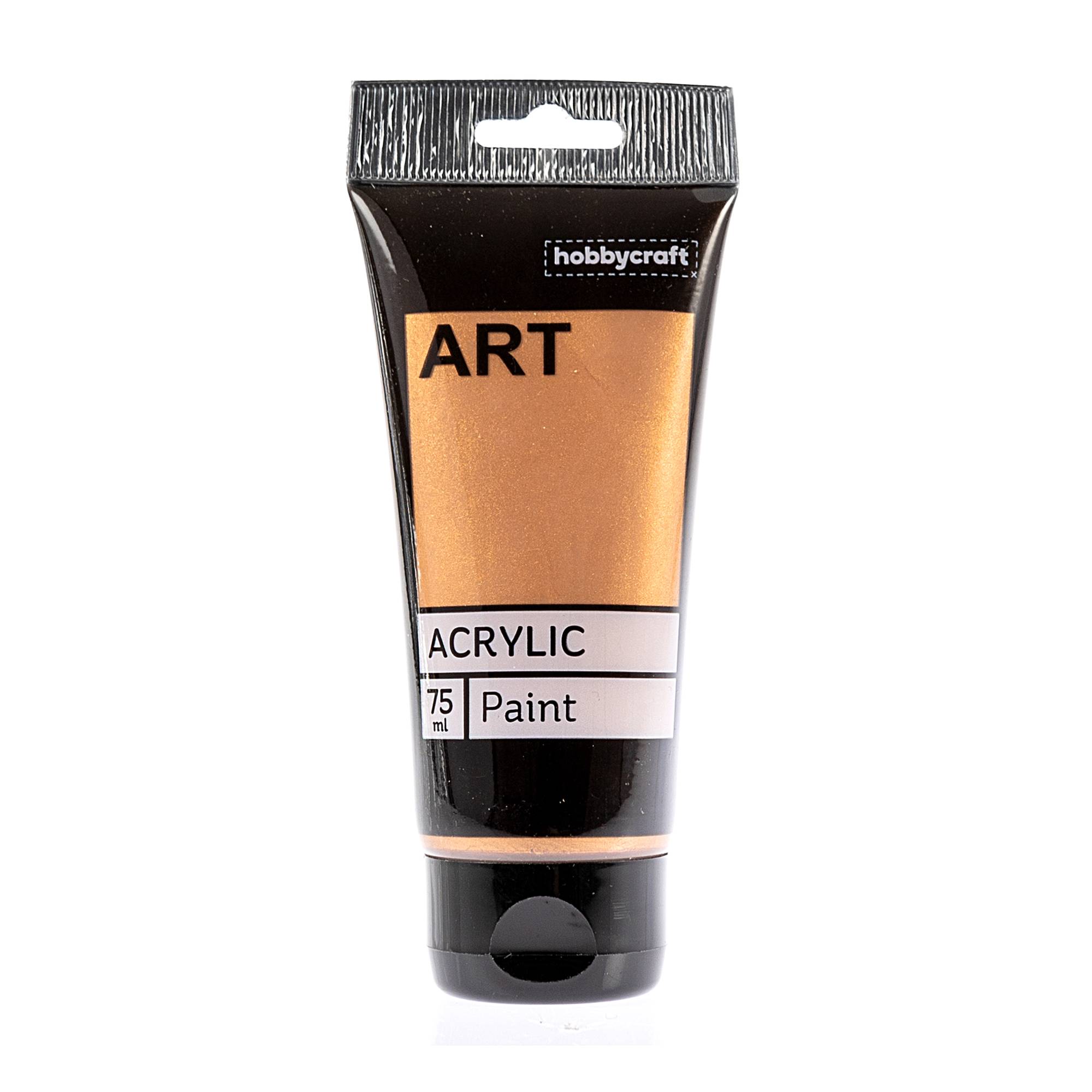 Bronze Art Acrylic Paint 75ml Hobbycraft
