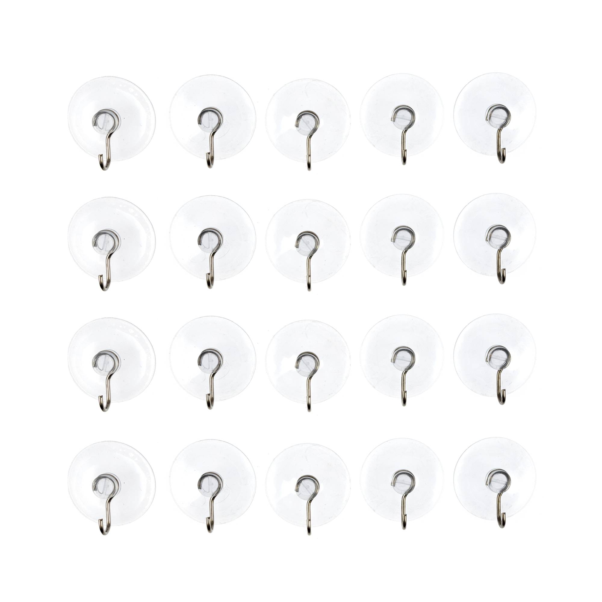 Suction Cups with Hooks 20 Pack Hobbycraft