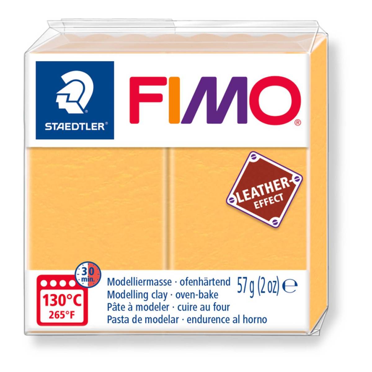 FIMO FIMO LEATHER EFFECT 57 g Polymer Clay 2 oz Choose your colour 