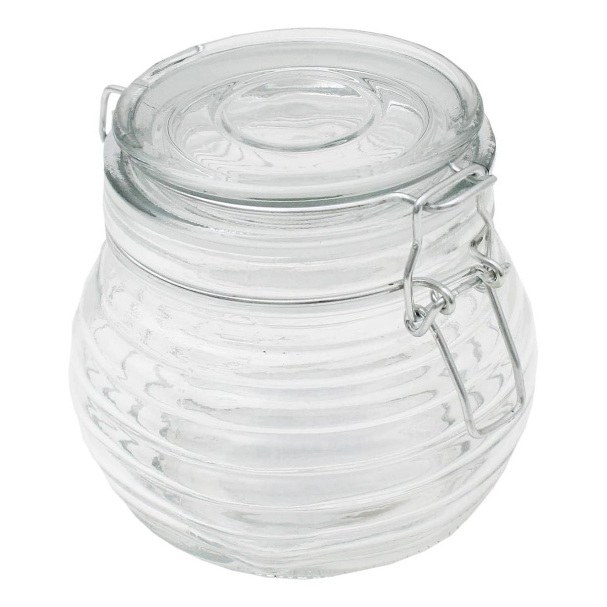 Honey Pot ClipTop Glass Jar 650ml Hobbycraft