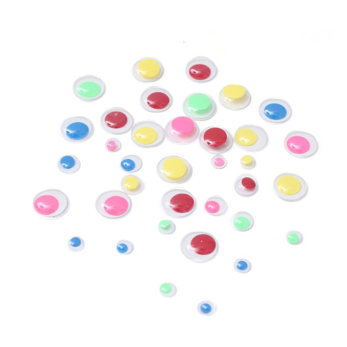 Coloured Googly Eyes 2cm 600 Pack Hobbycraft