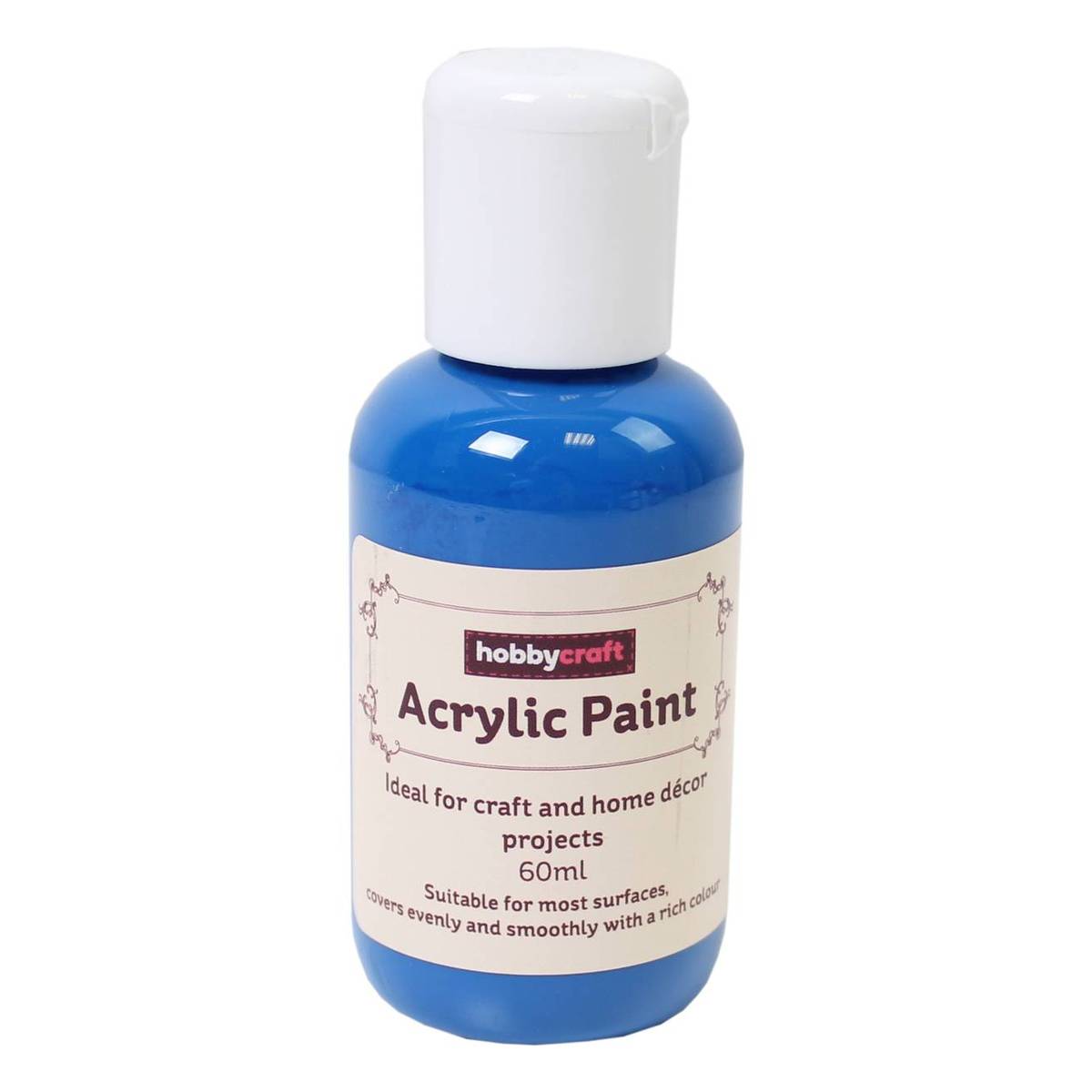 Bright Blue Home Craft Acrylic Paint 60ml Hobbycraft