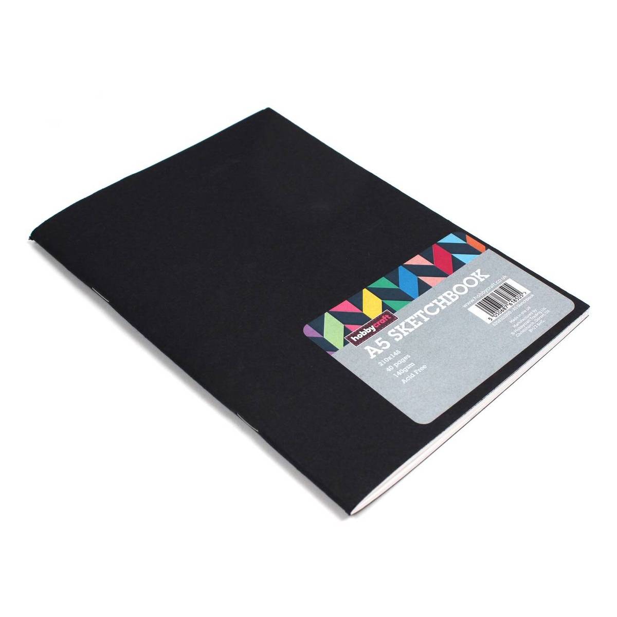 Staple Bound A5 Sketchbook 140gsm Hobbycraft