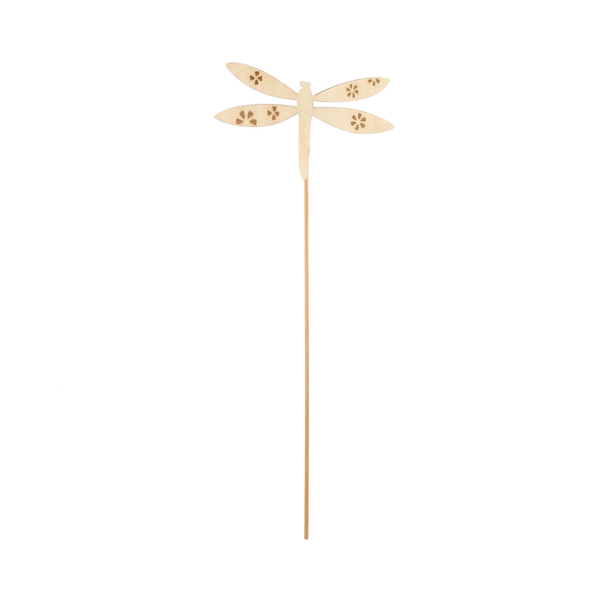 Wooden Dragonfly Pick 26cm Hobbycraft