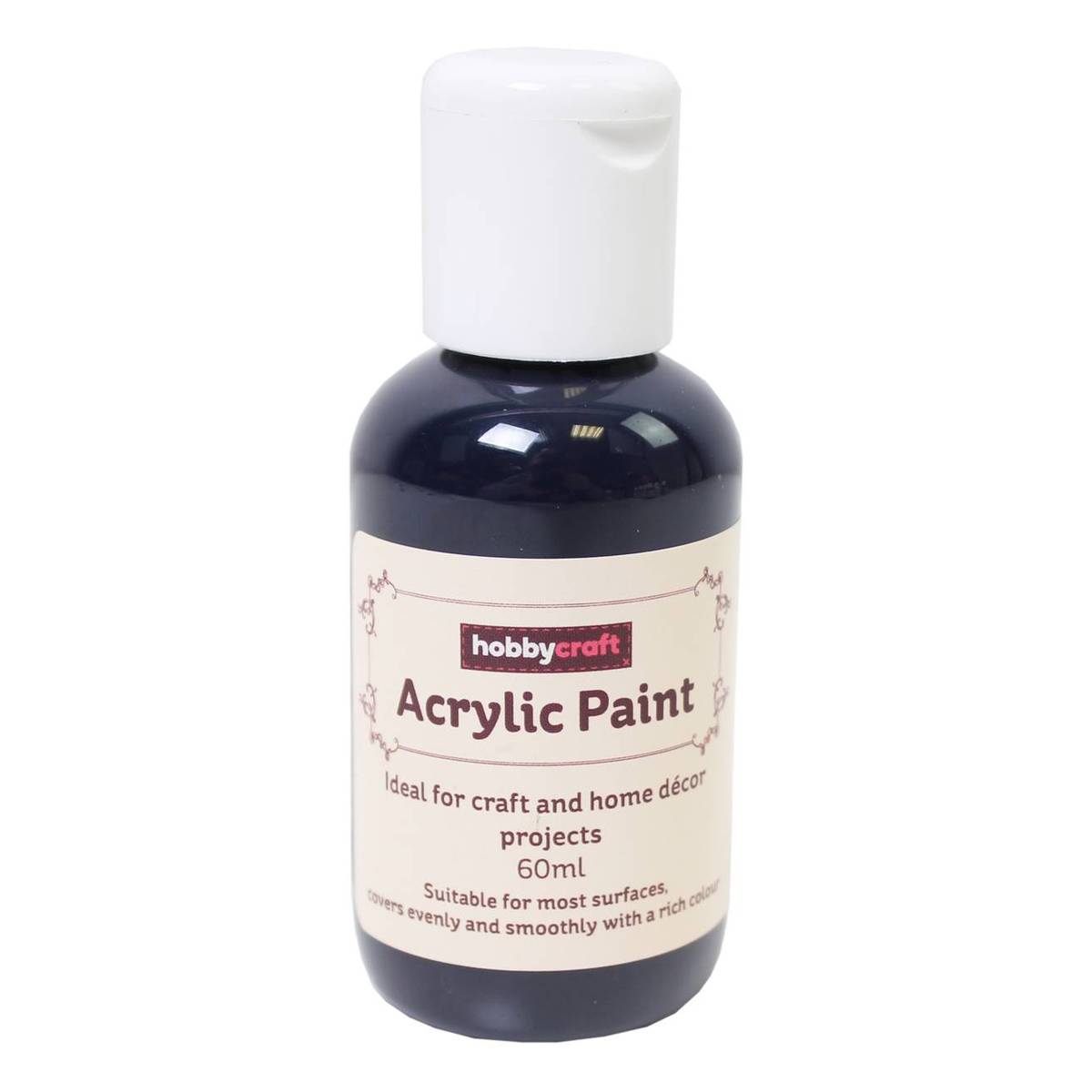 Navy Blue Home Craft Acrylic Paint 60ml Hobbycraft