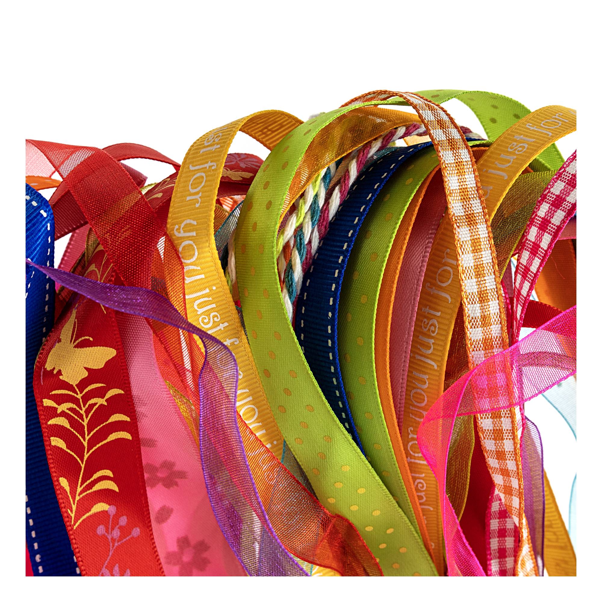 Trimits Bright Ribbons 2m 25 Pack Hobbycraft