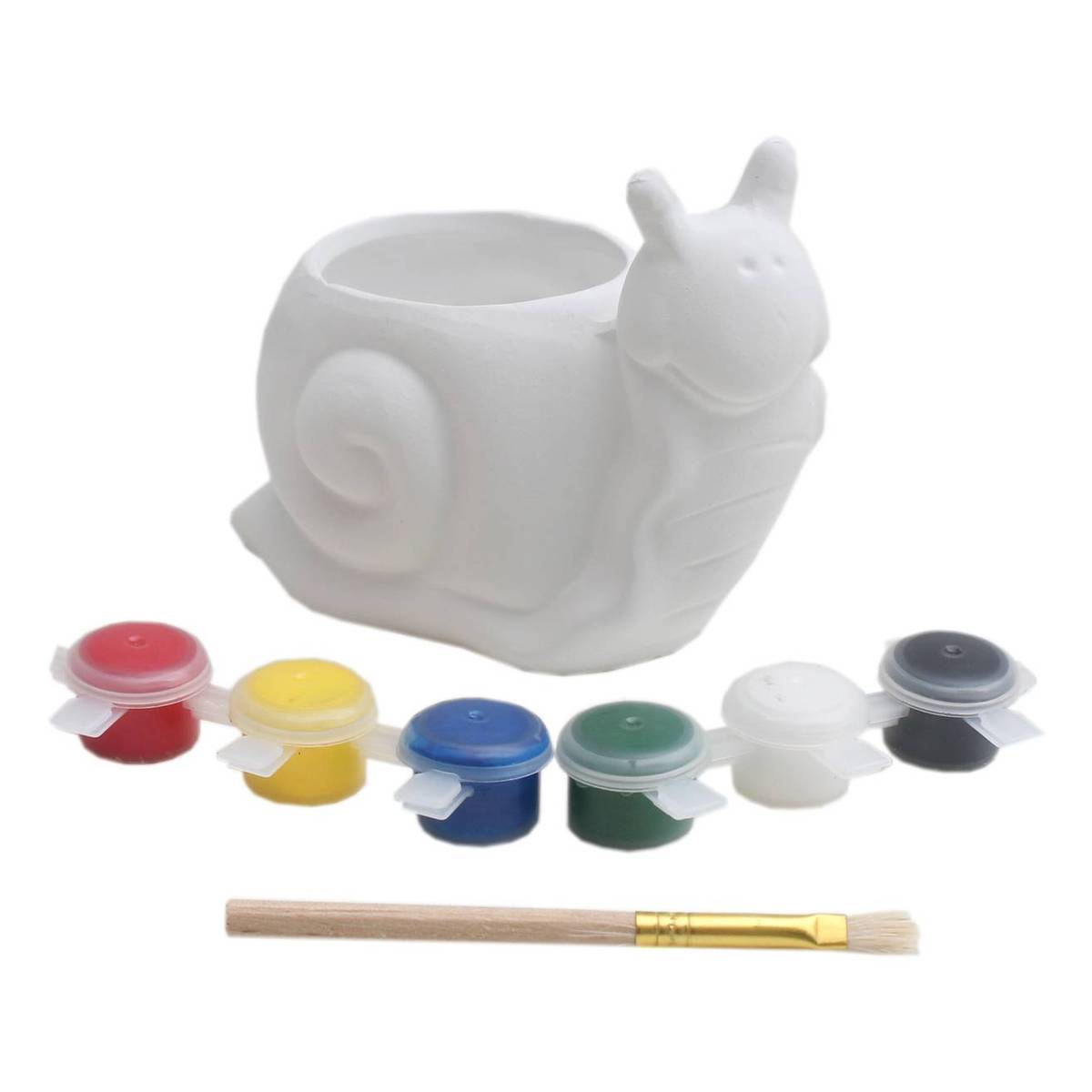 Paint Your Own Snail Flower Pot Hobbycraft