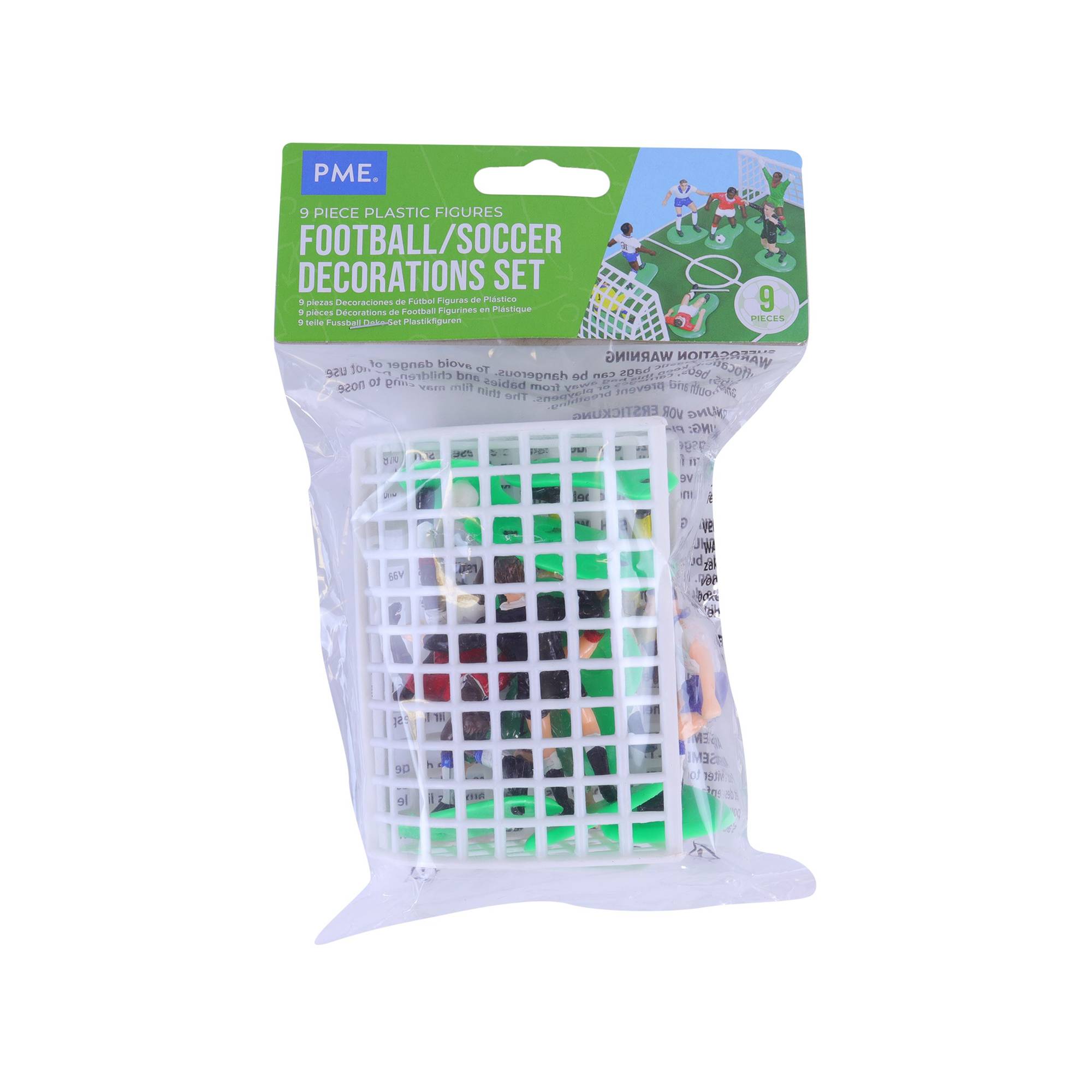 PME Football Cake Topper Set 9 Pieces Hobbycraft