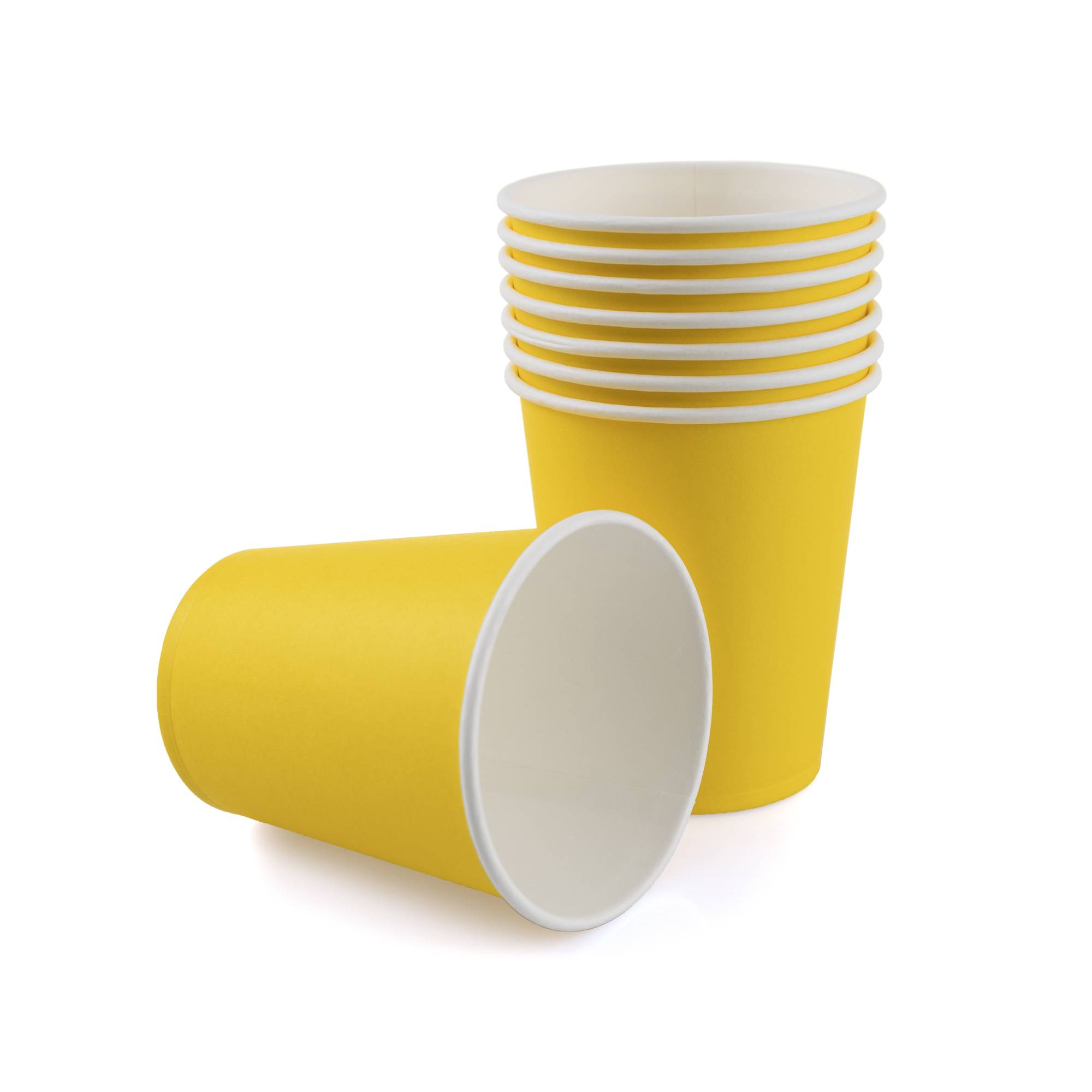 School Bus Yellow Paper Cups 8 Pack | Hobbycraft