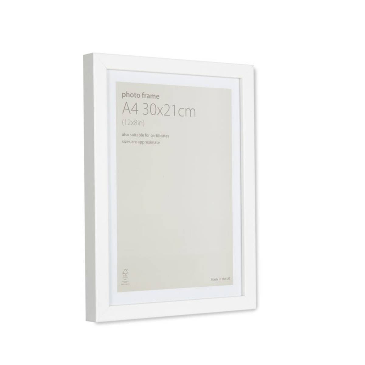 White Frame A4 Hobbycraft