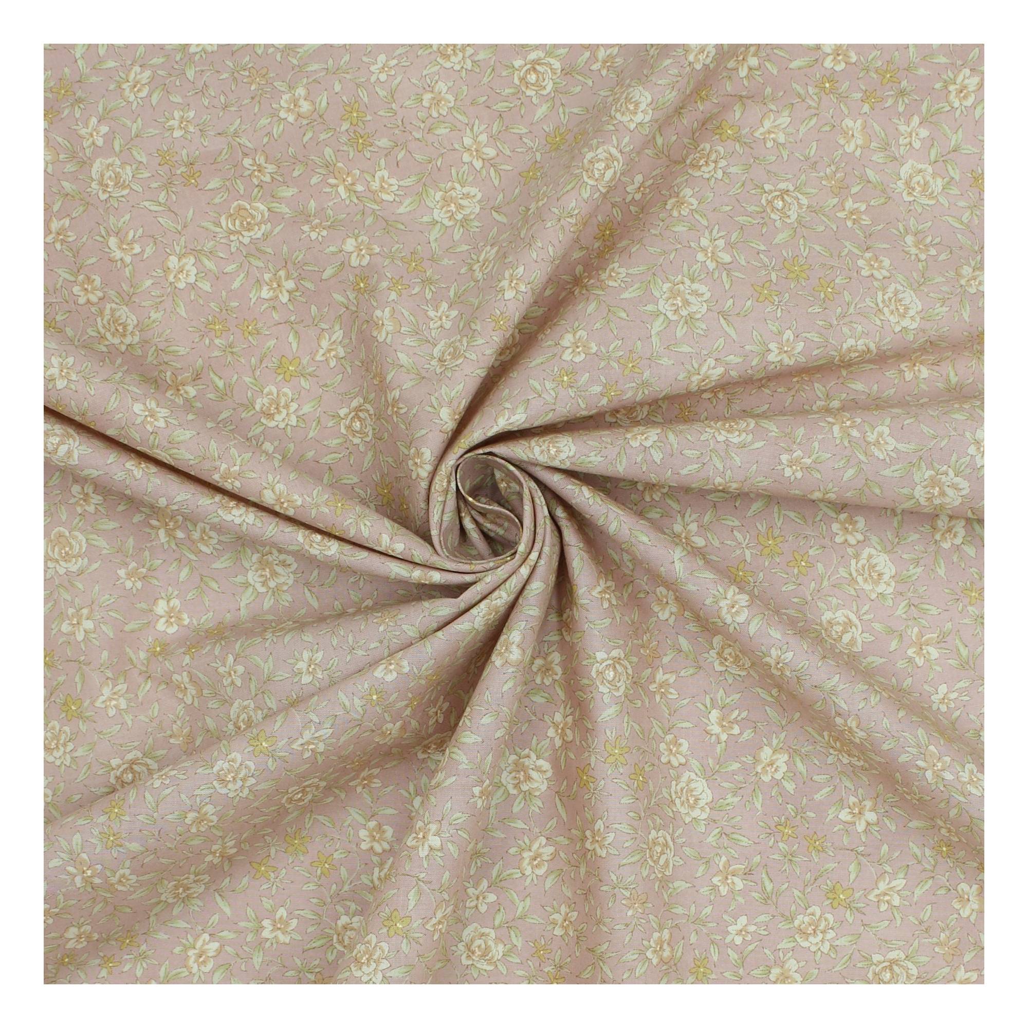 Sevenberry Pink Cotton Lawn Fabric by the Metre Hobbycraft