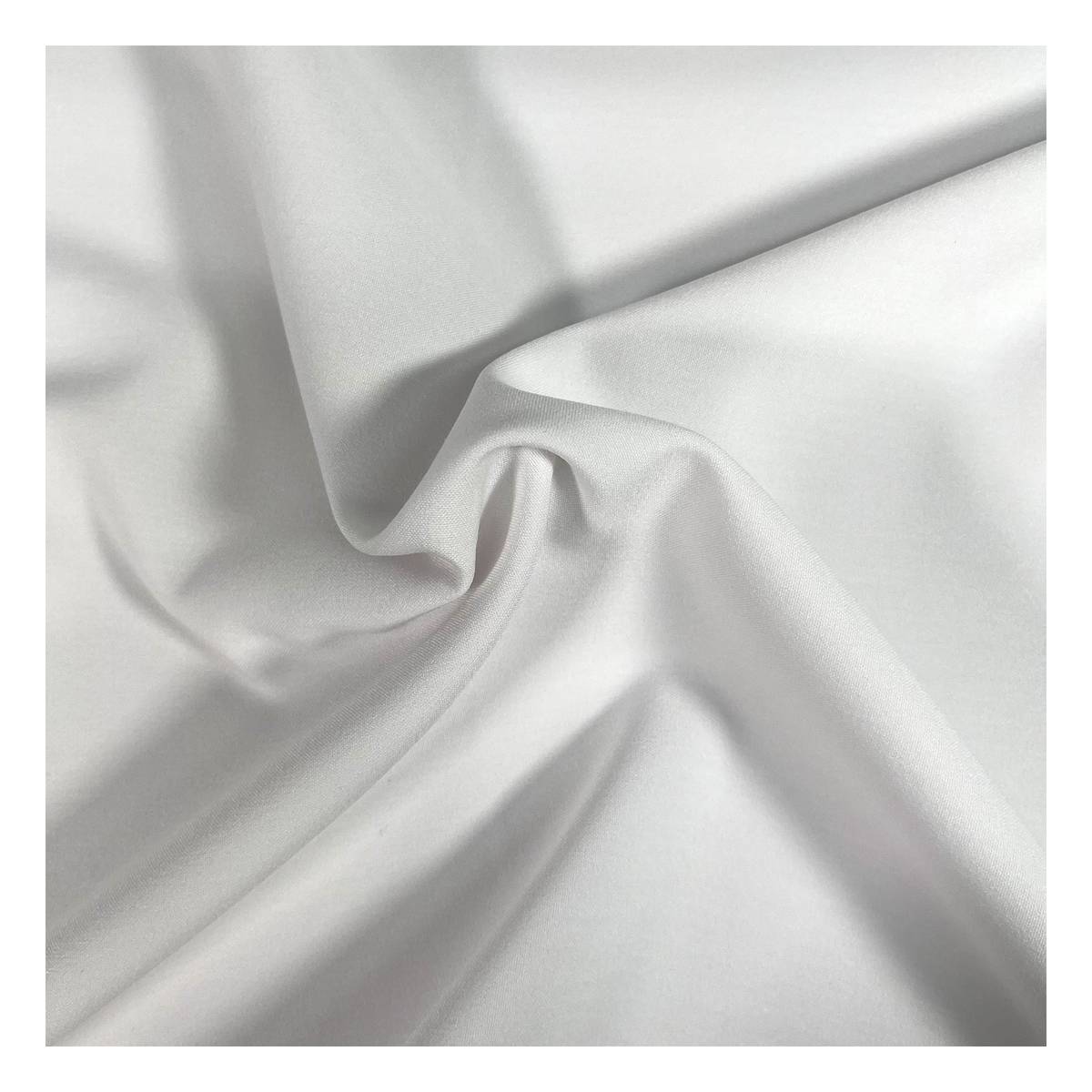 White Pablo Poly Viscose Fabric by the Metre Hobbycraft