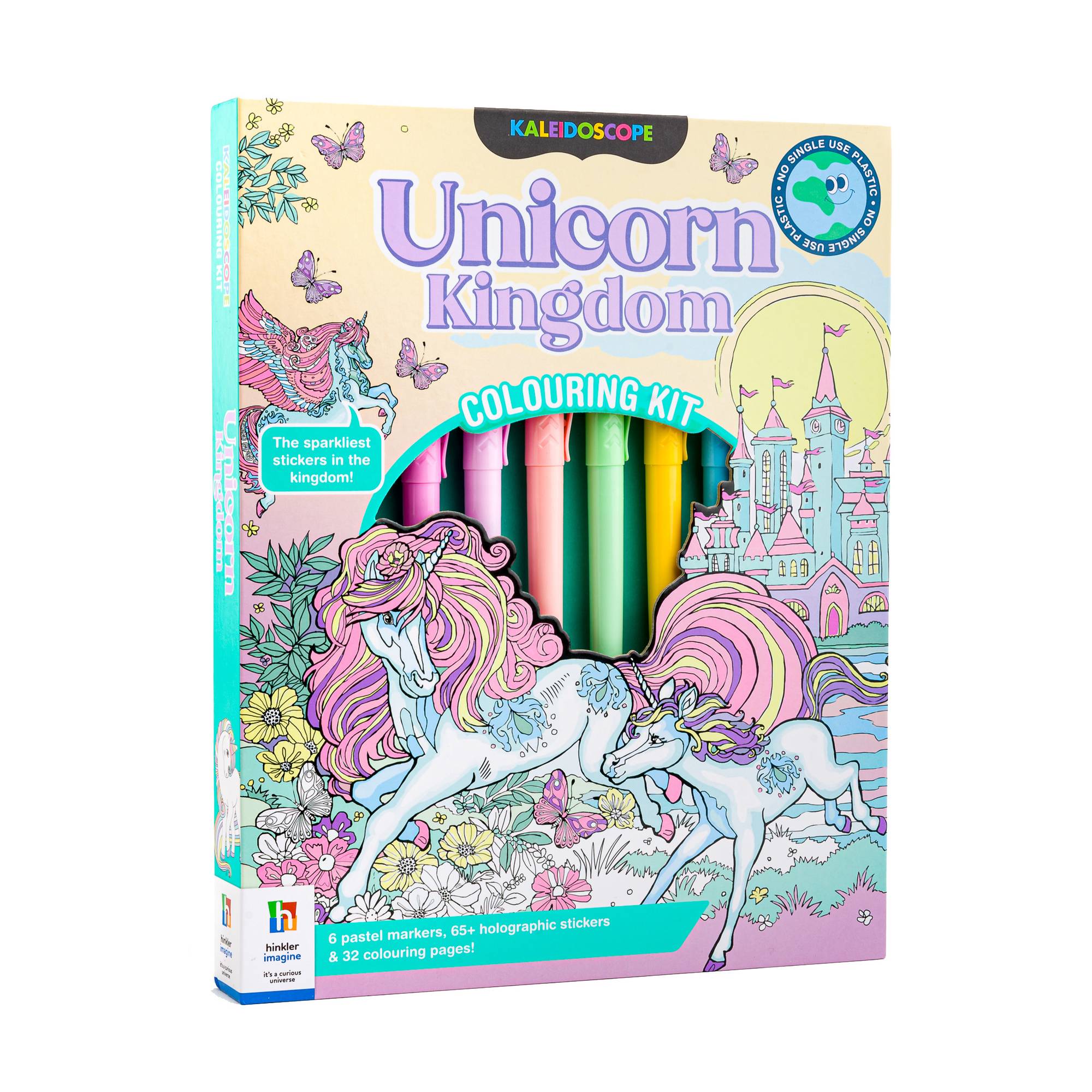 Kaleidoscope Unicorn Kingdom Colouring Kit Hobbycraft