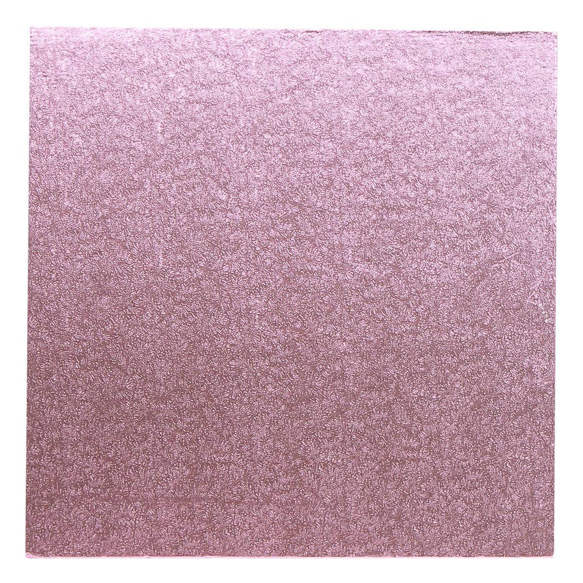Pink 10 Inch Square Cake Board Hobbycraft