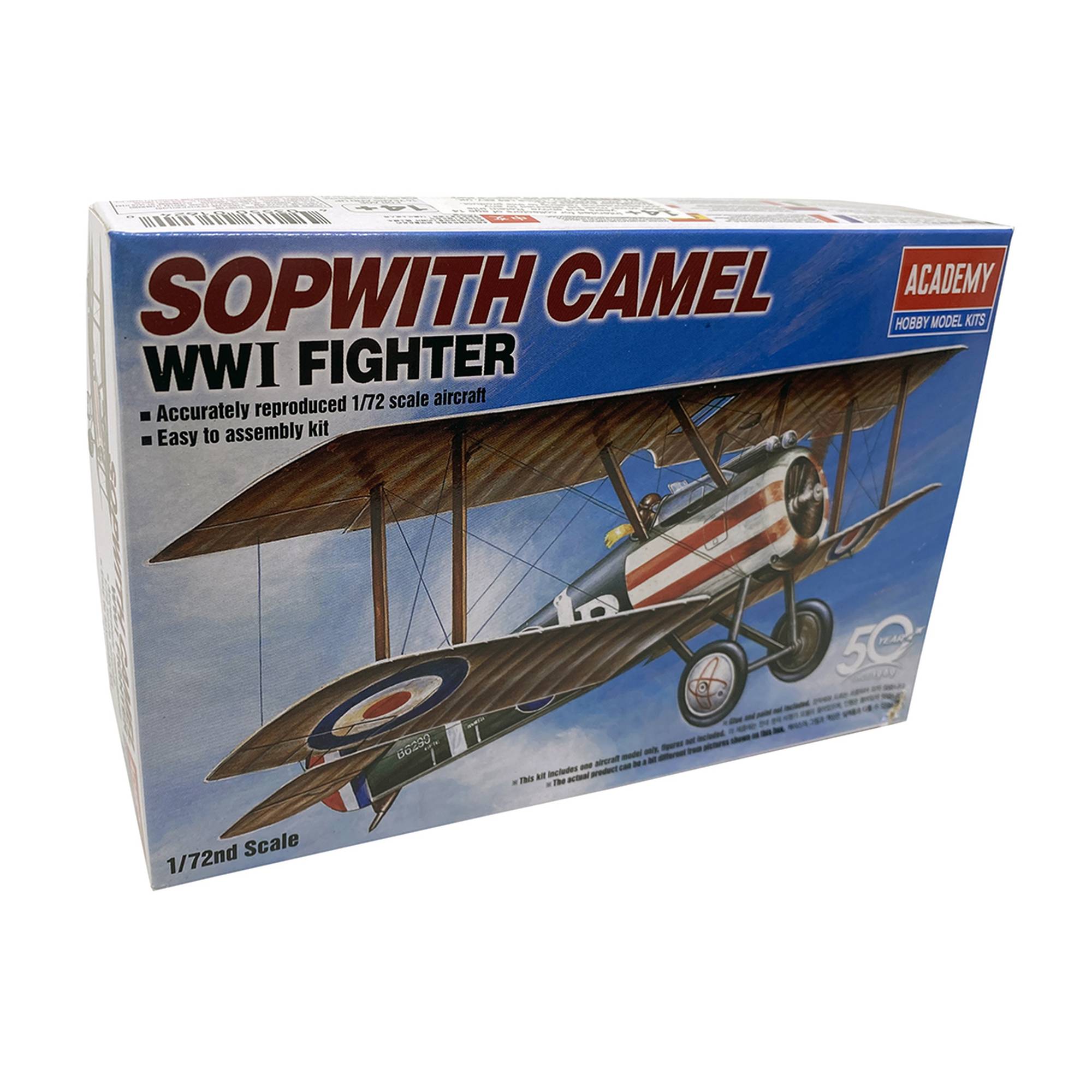 Academy Sopwith Camel WWI Fighter Model Kit 1:72 | Hobbycraft
