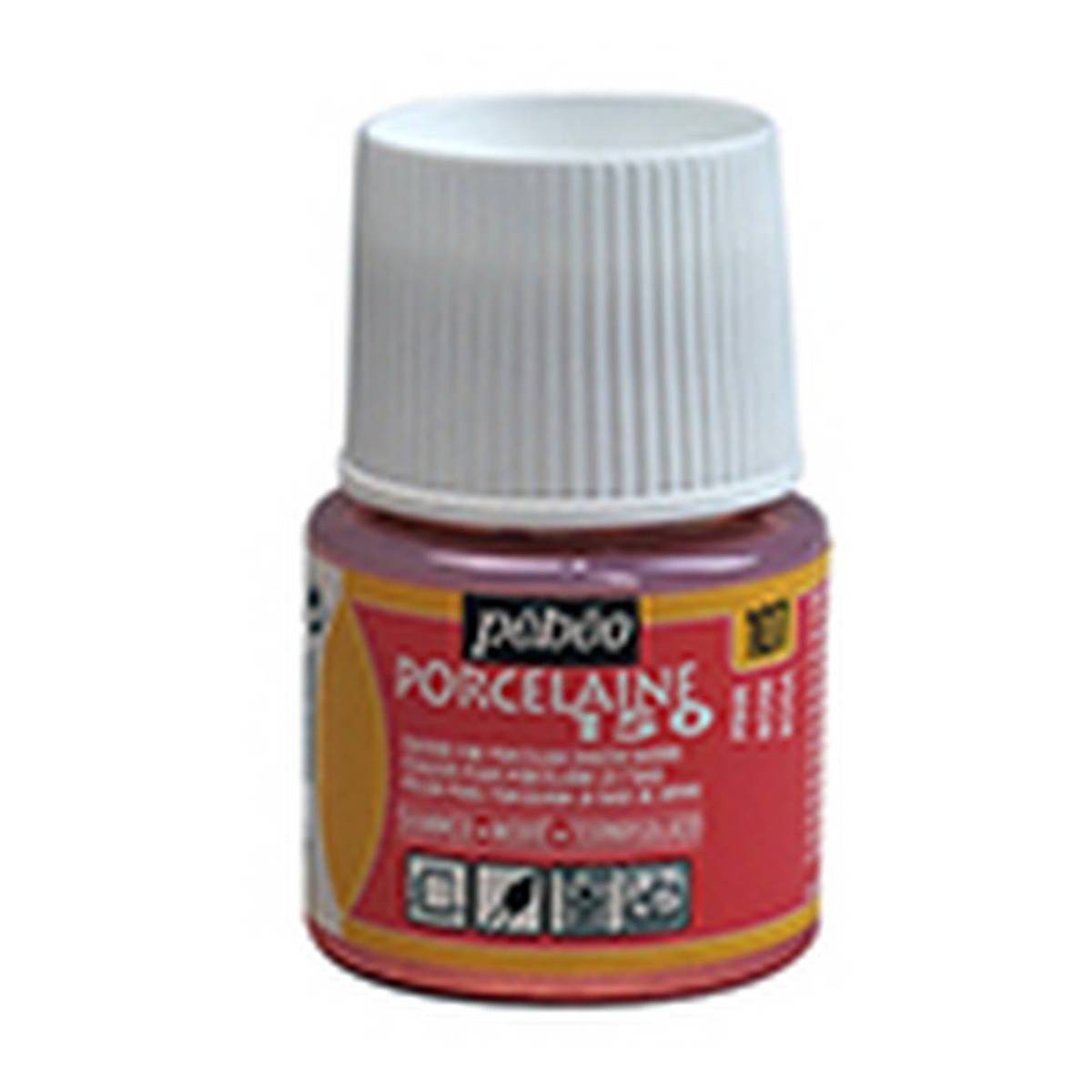Pebeo Shimmer Pink Porcelaine 150 Paint 45ml Hobbycraft