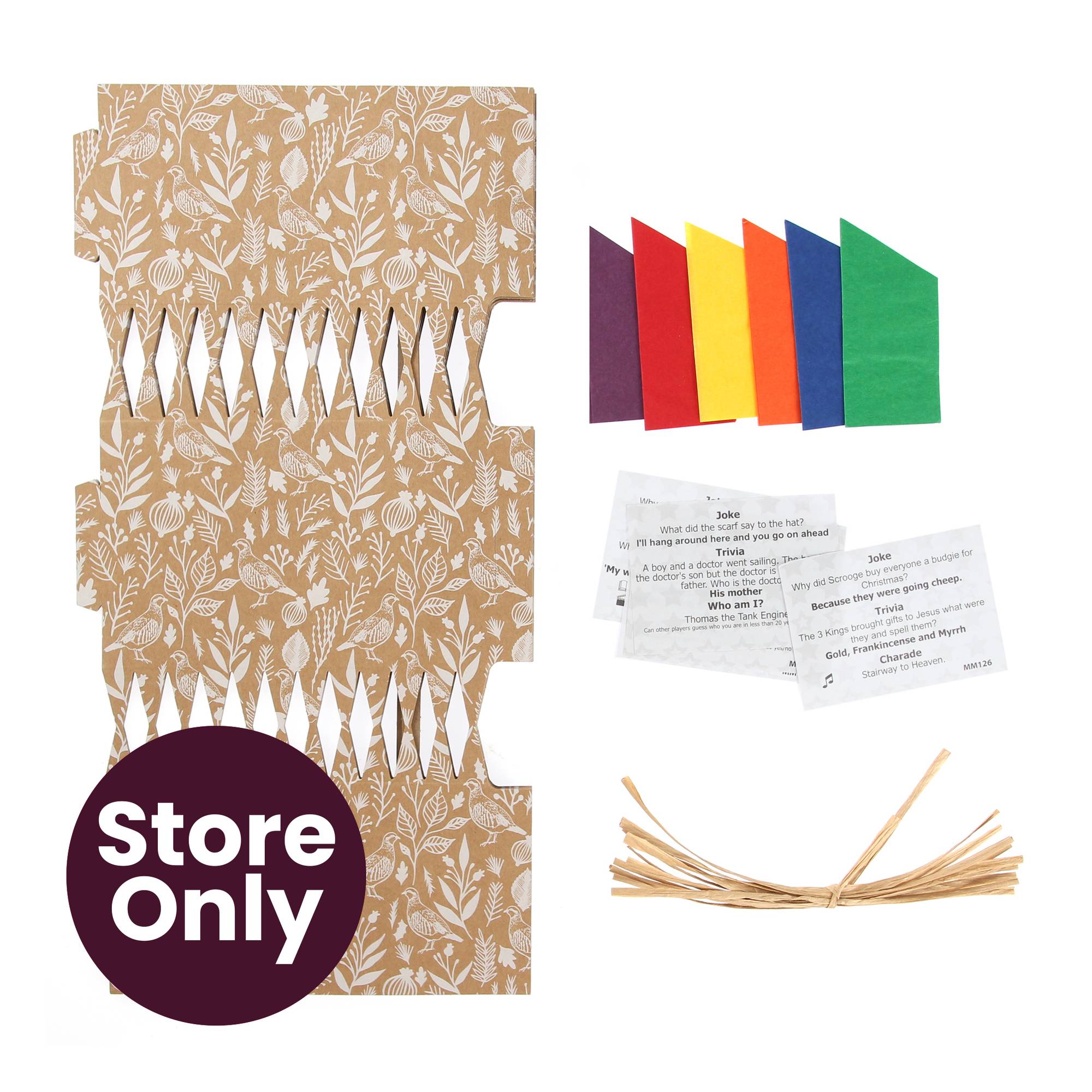 Make Your Own Bird and Foliage Cracker Kit 6 Pack Hobbycraft