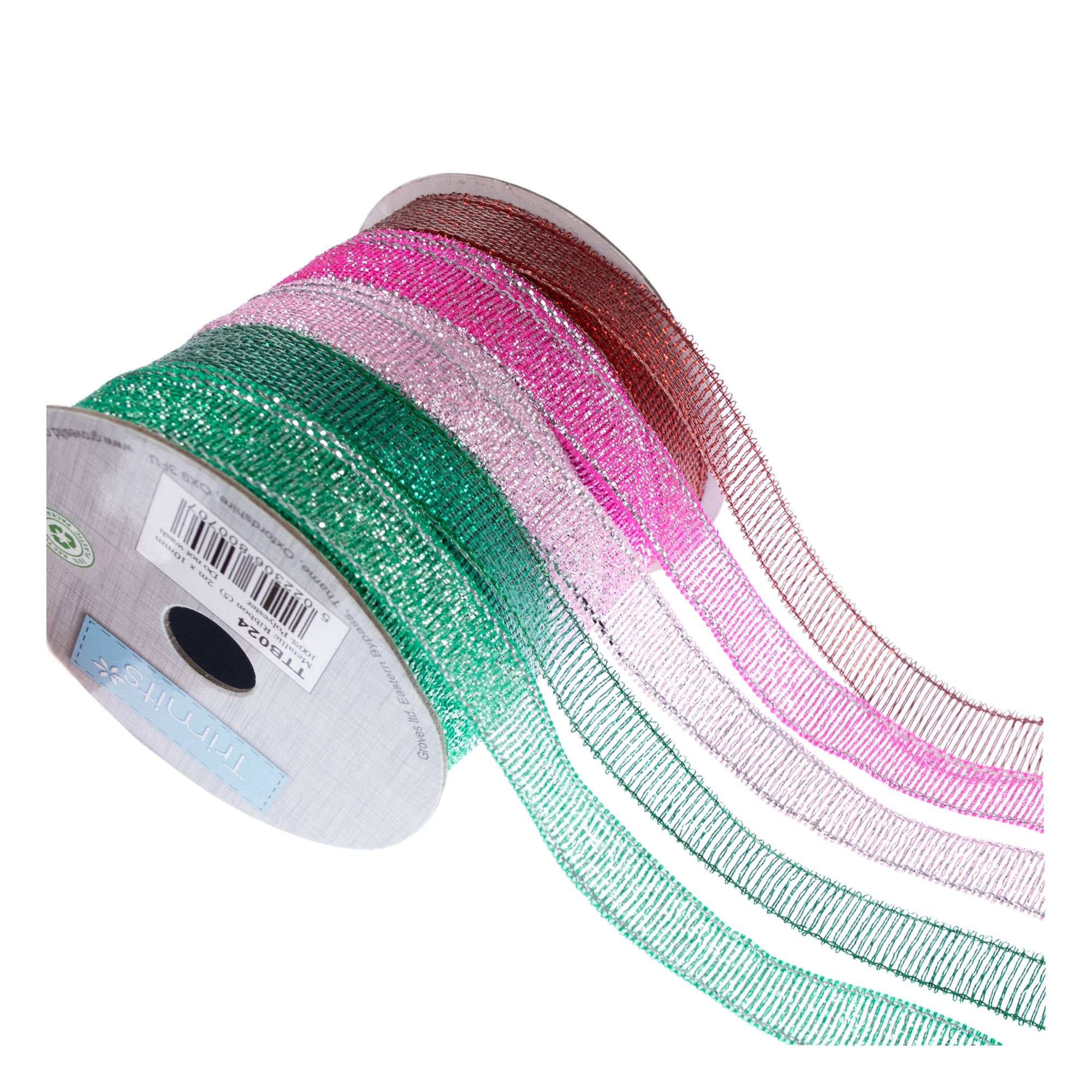Assorted Metallic Ribbons 5 Pack Hobbycraft