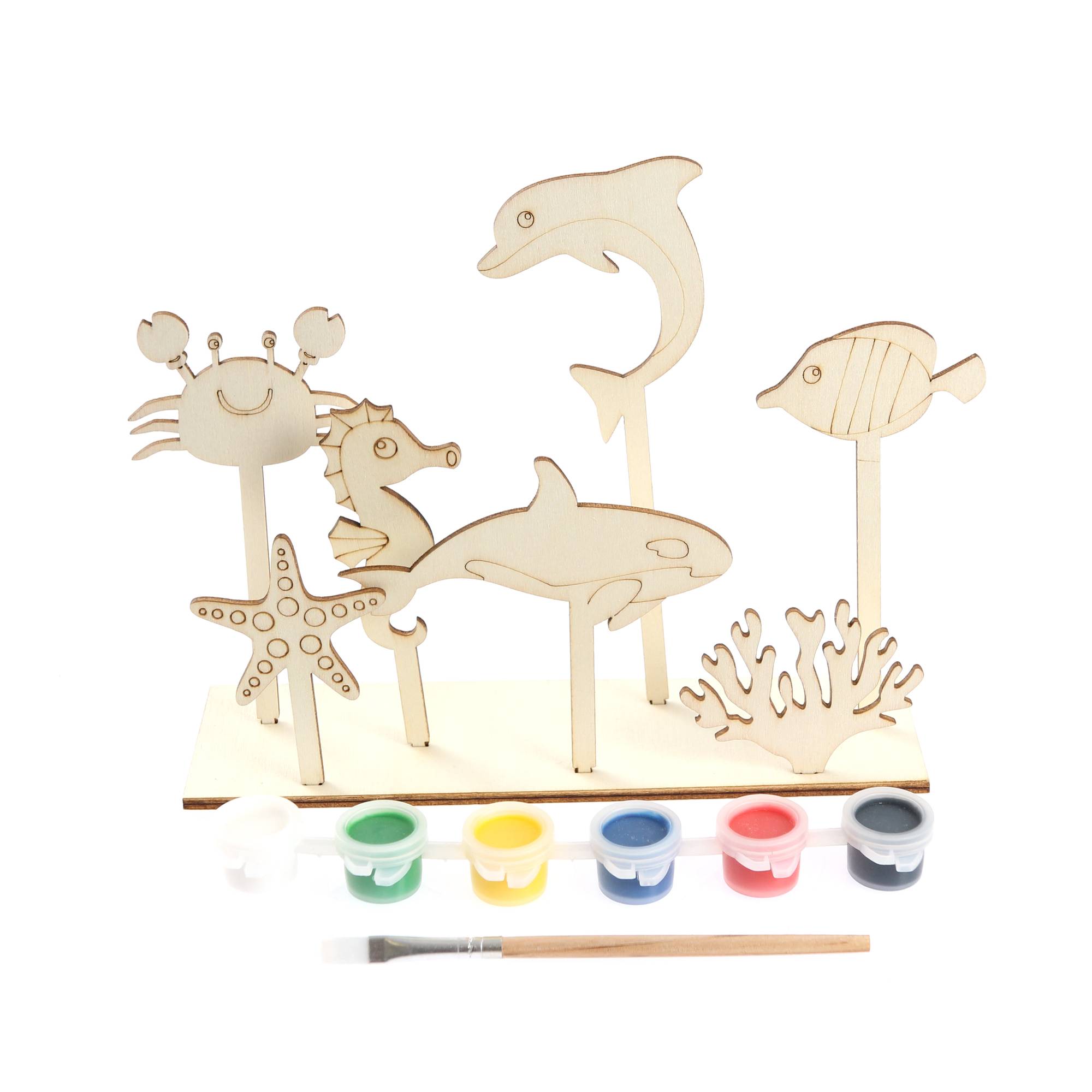Paint Your Own Sea Life Scene Hobbycraft