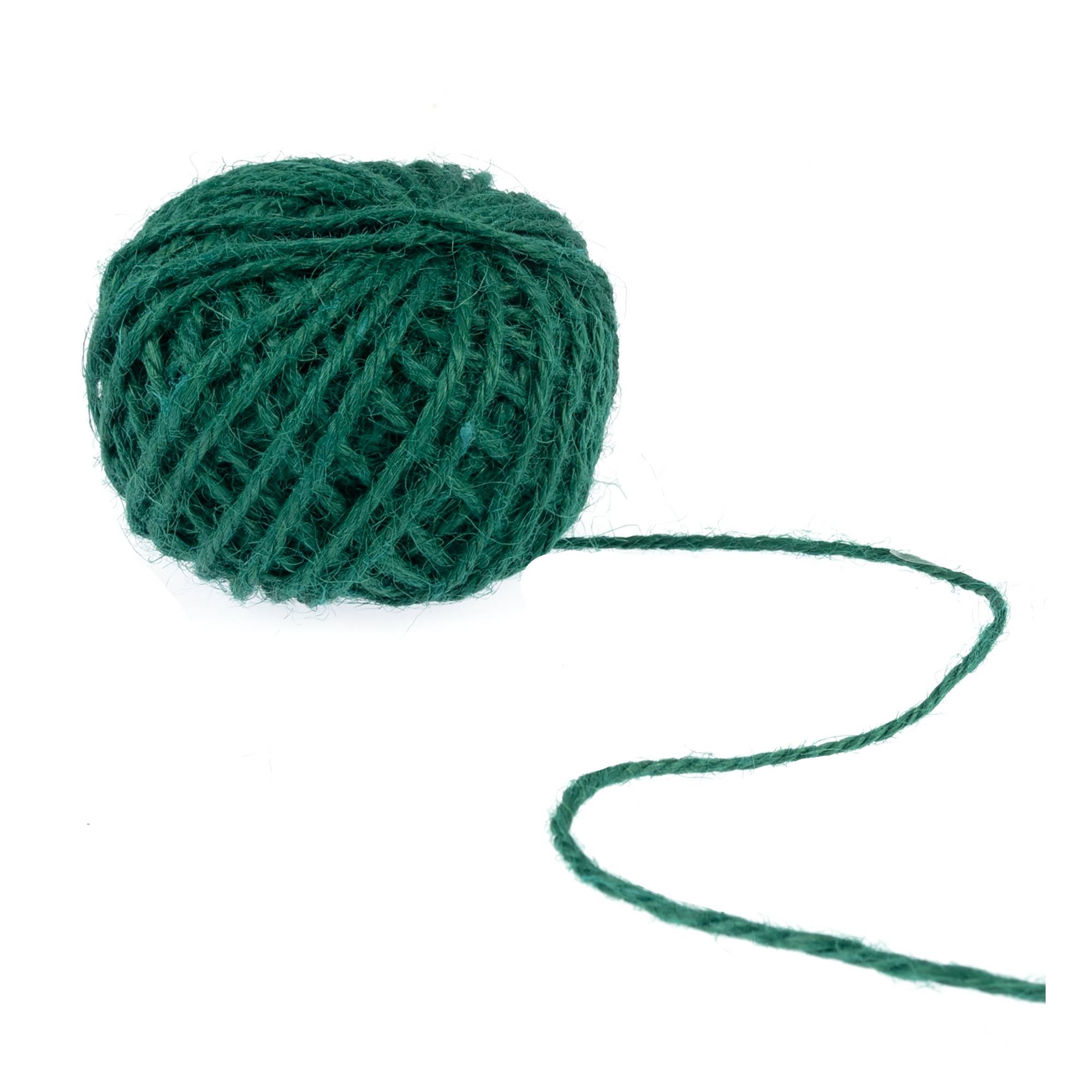 Green Jute Twine 2mm x 27m Hobbycraft