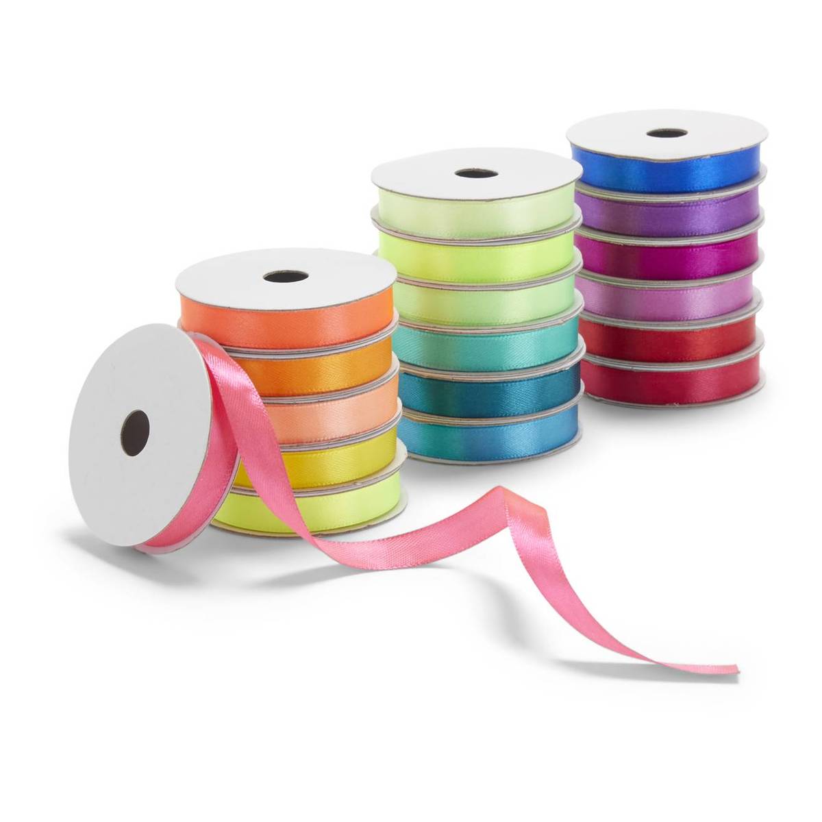 Bright Mixed Ribbons 2m 18 Pack Hobbycraft