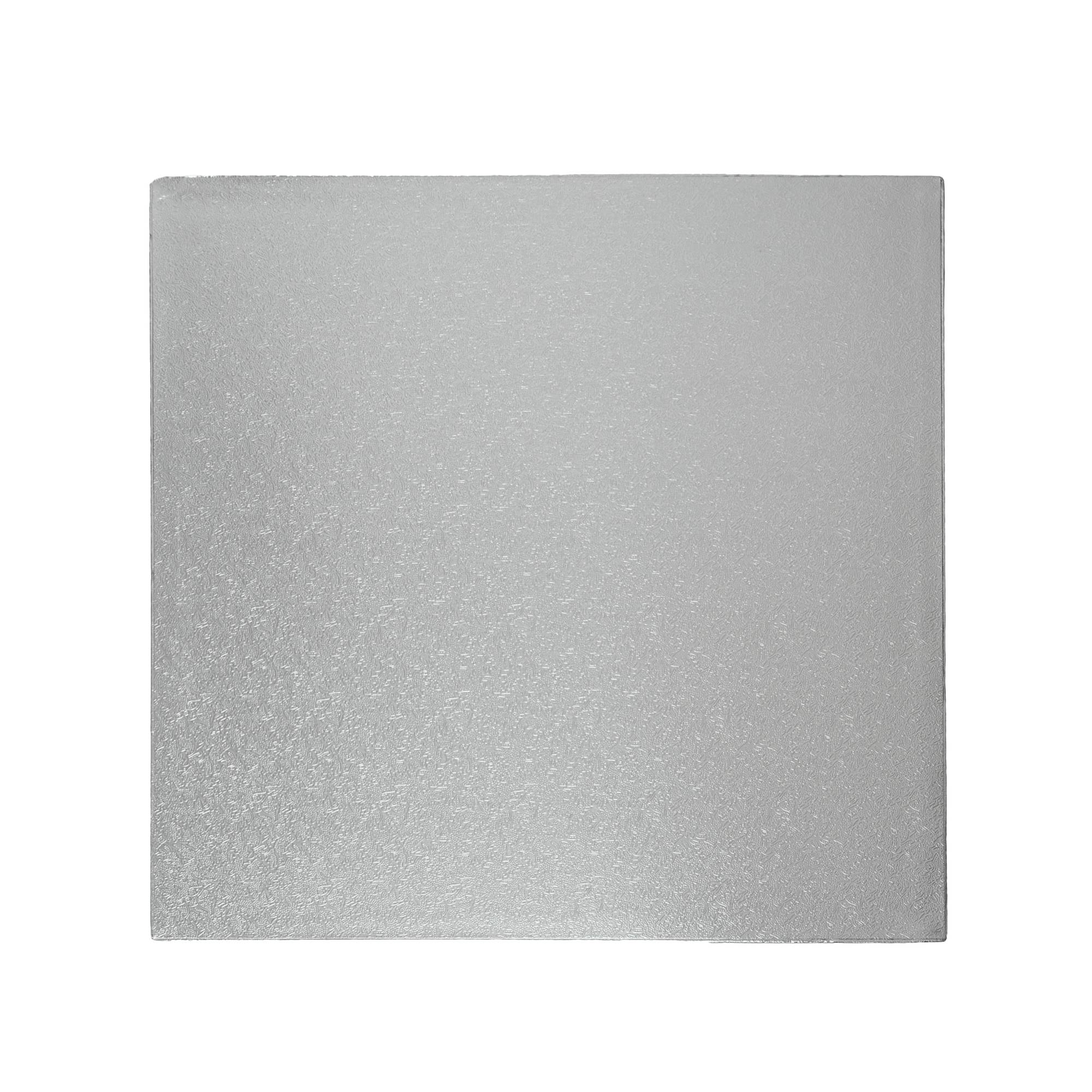 Silver Square Cake Drum 13 Inches Hobbycraft