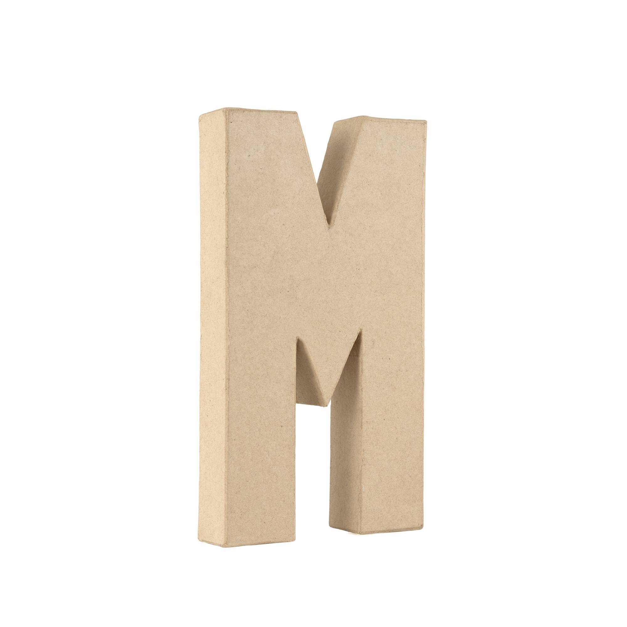 Mache Letter M 20cm Hobbycraft