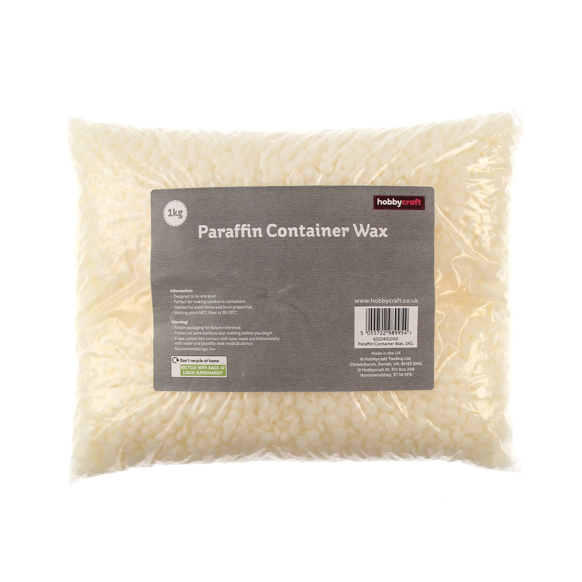 Paraffin Wax Pellets 1kg Hobbycraft