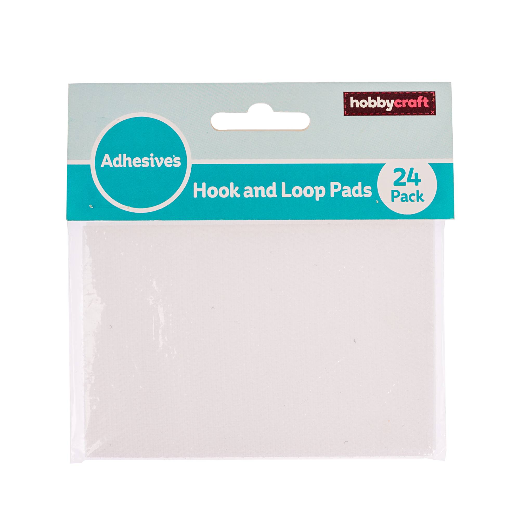 Hook and Loop Pads 19mm 24 Pack Hobbycraft