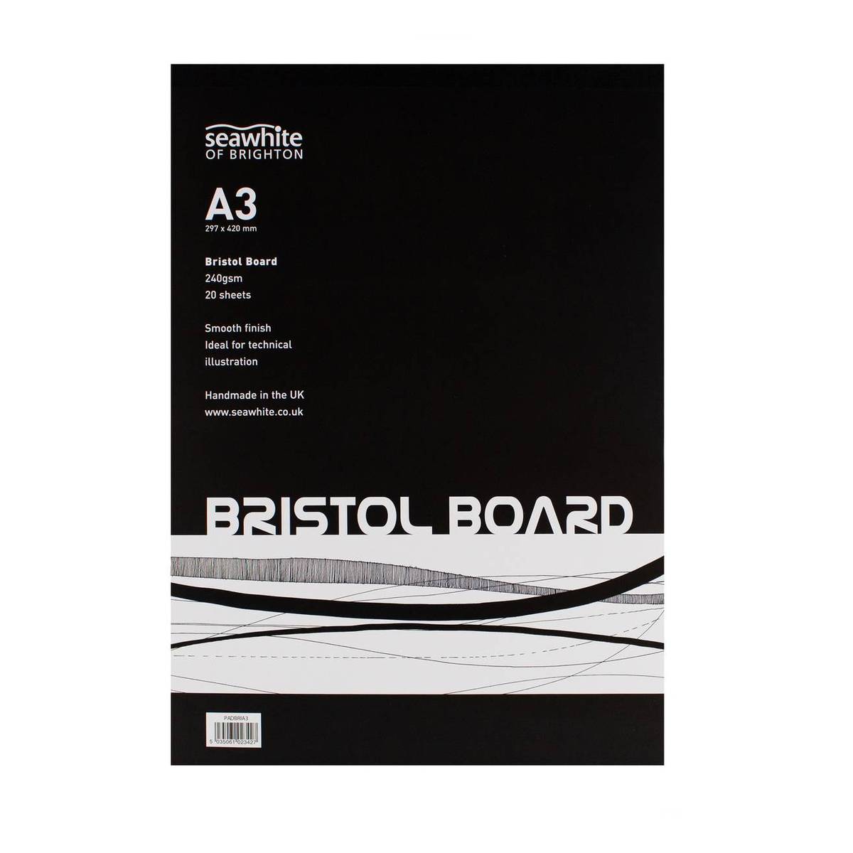 Seawhite Bristol Board Pad A3 Hobbycraft